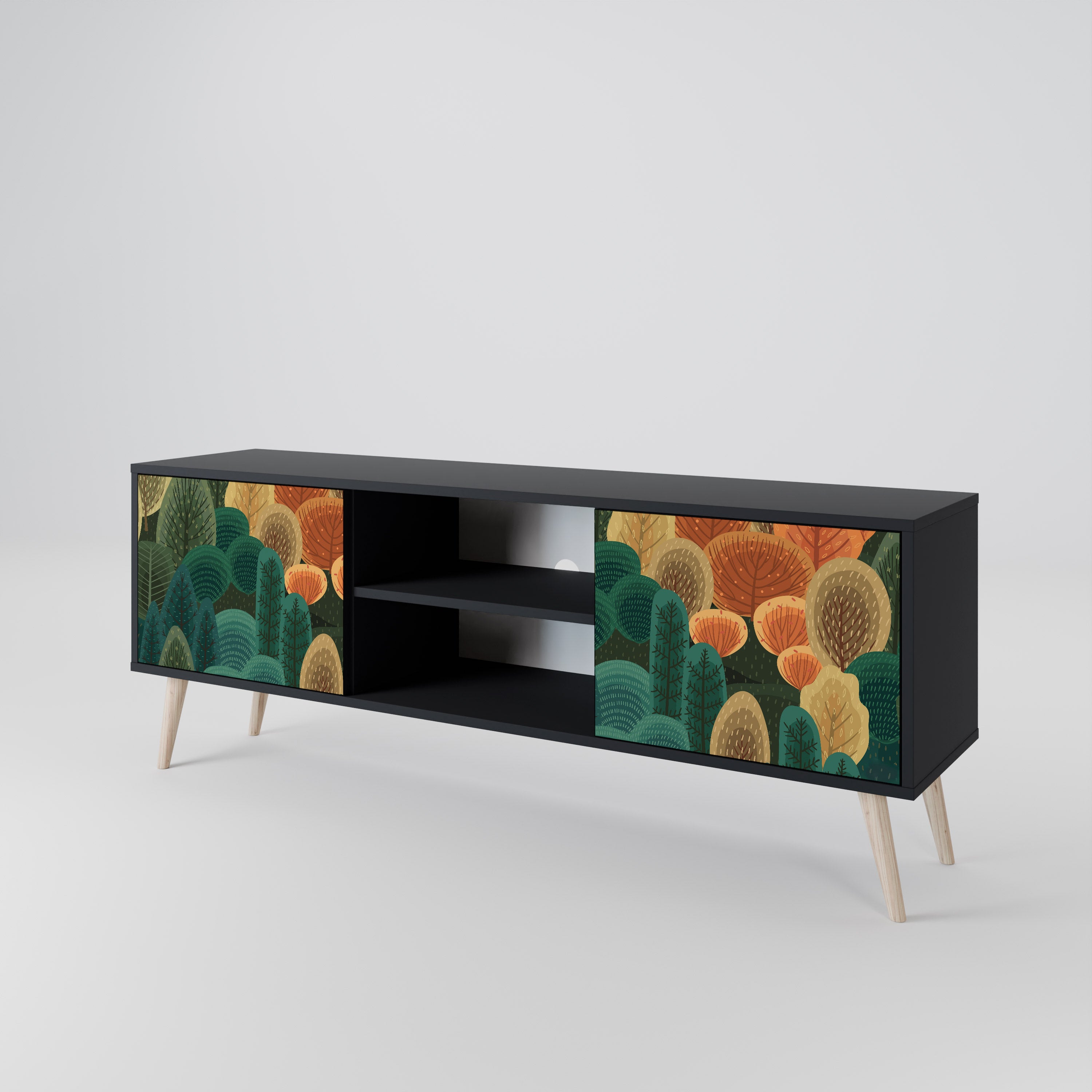 AUTUMN KALEIDOSCOPE 2-Door TV Cabinet
