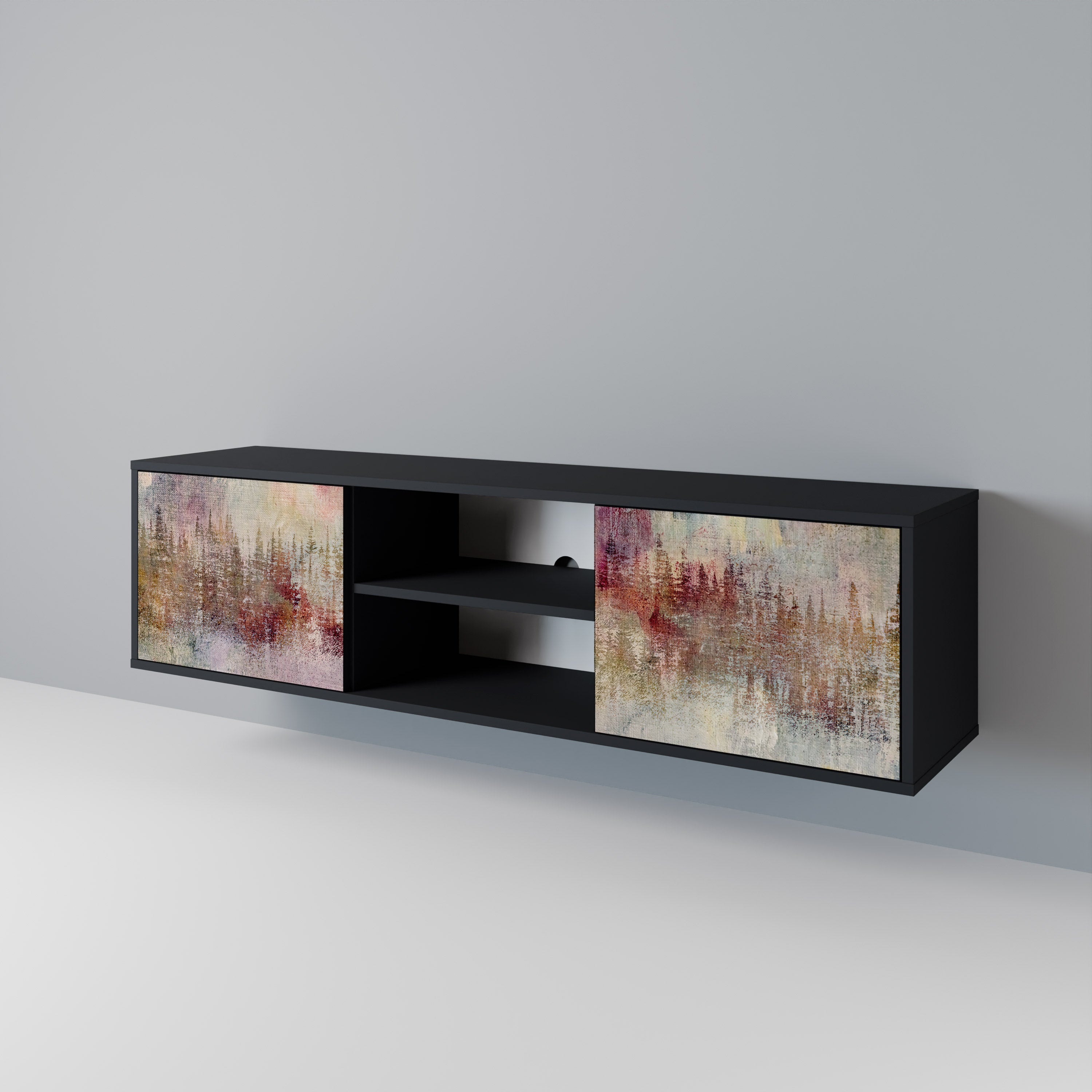 VEILED SUMMIT 2-Door TV Cabinet