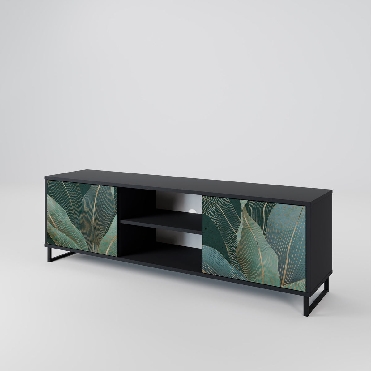 ROYAL GREEN Dvoudveřový TV stolek