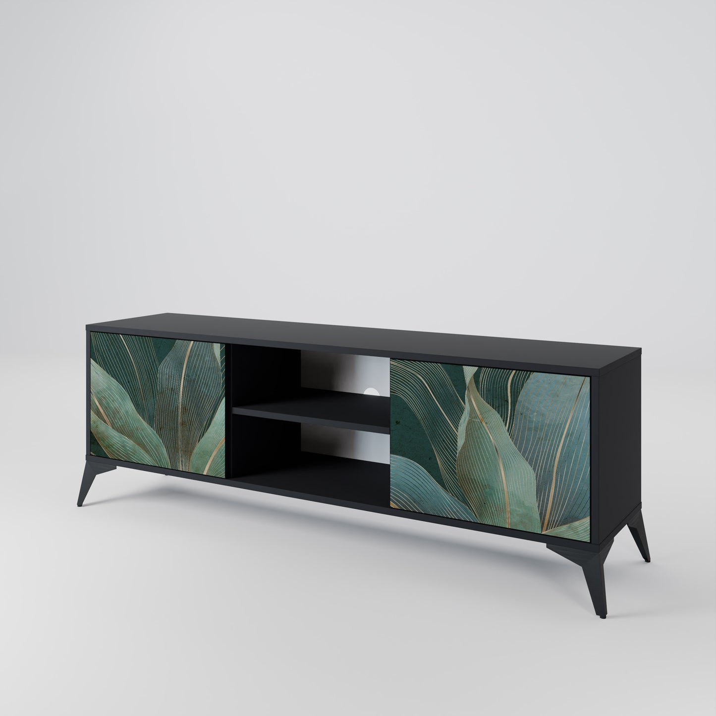 ROYAL GREEN Dvoudveřový TV stolek