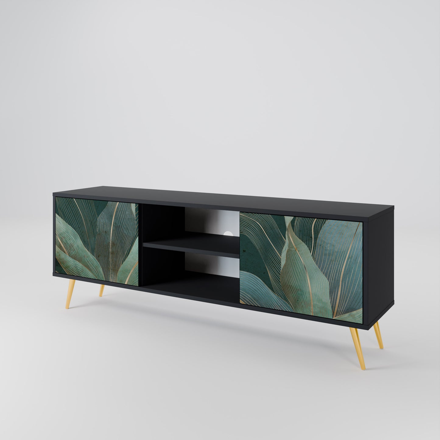 ROYAL GREEN Dvoudveřový TV stolek