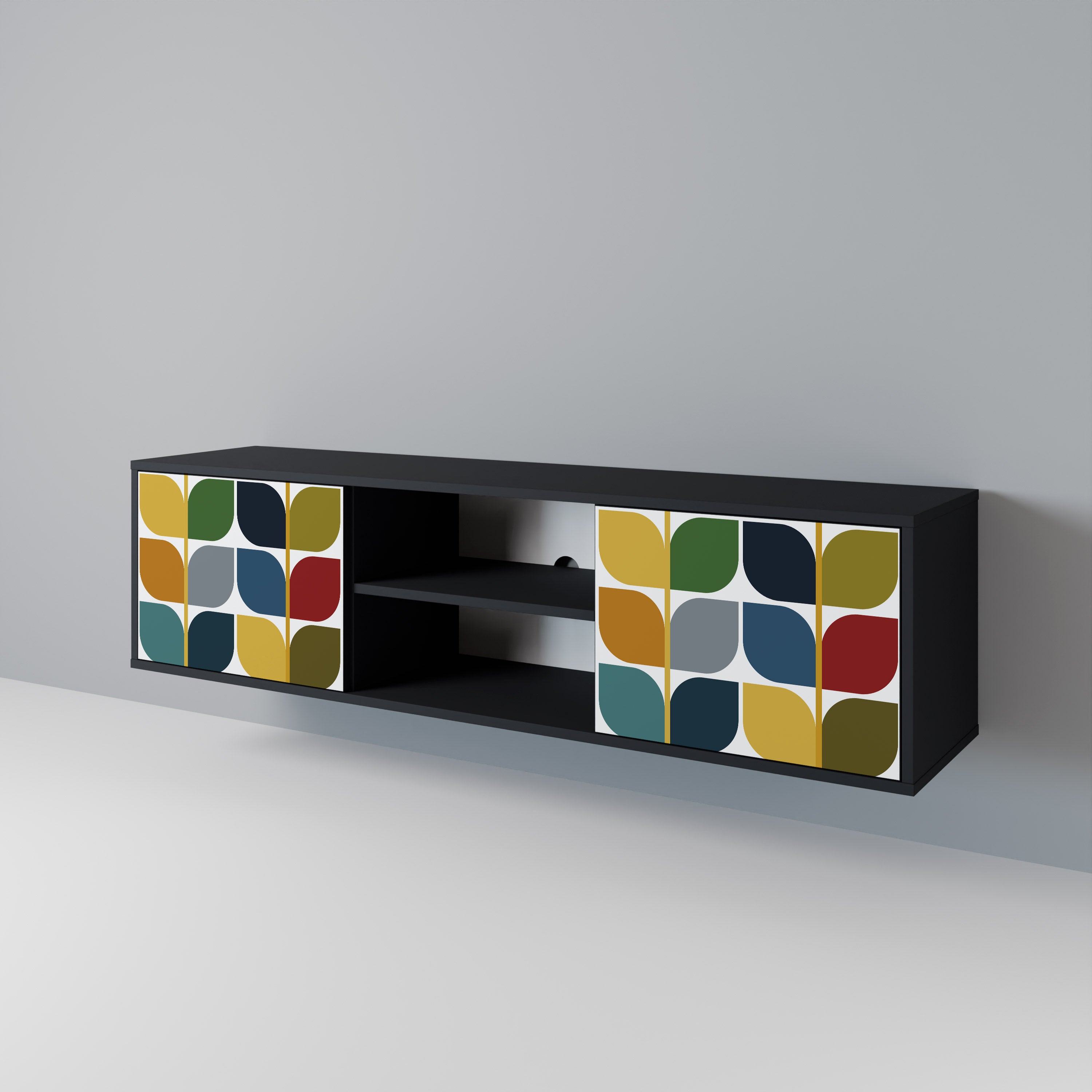 WEIGHTLESS HOURS 2-Door TV Cabinet