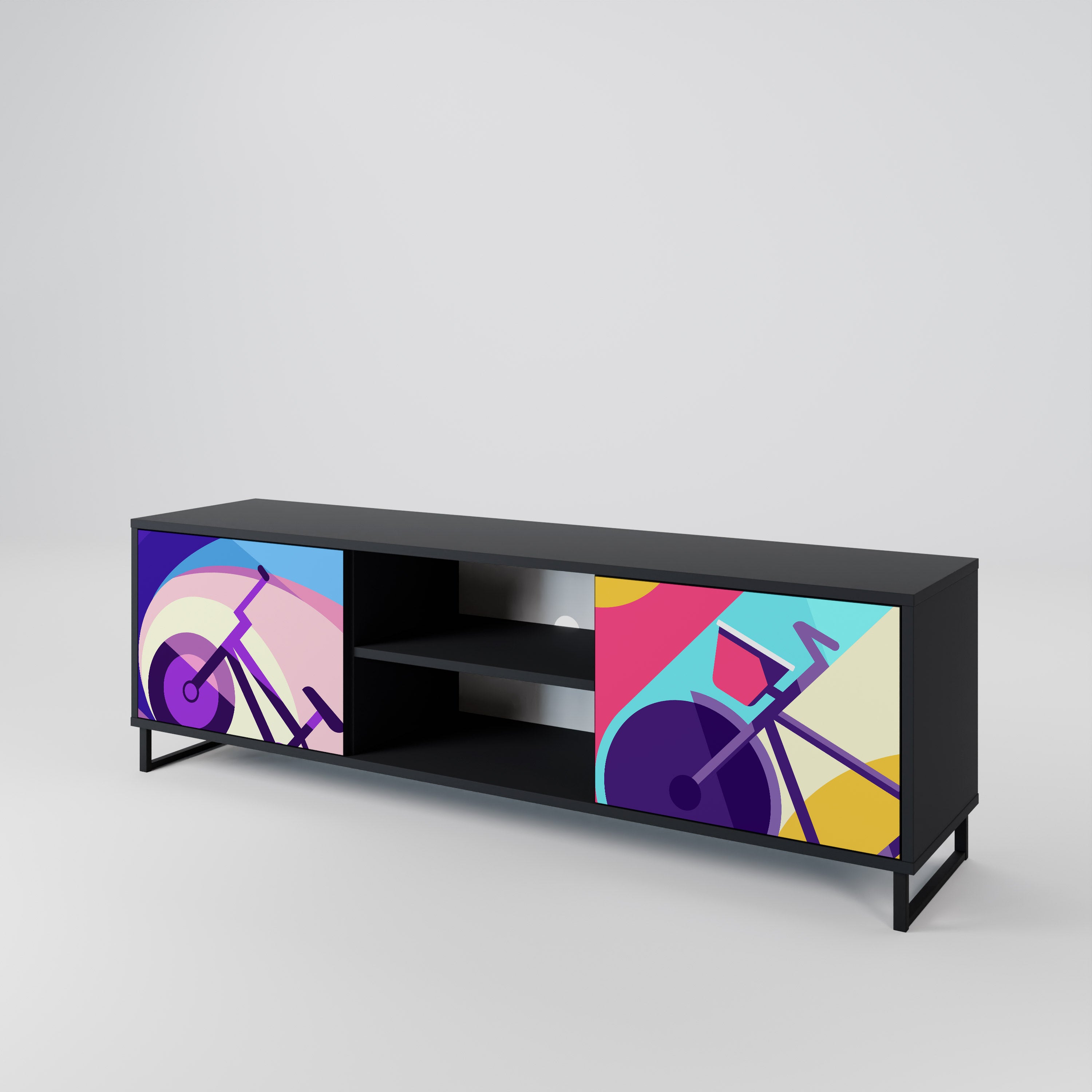 BIKE DREAMS 2-Door TV Cabinet