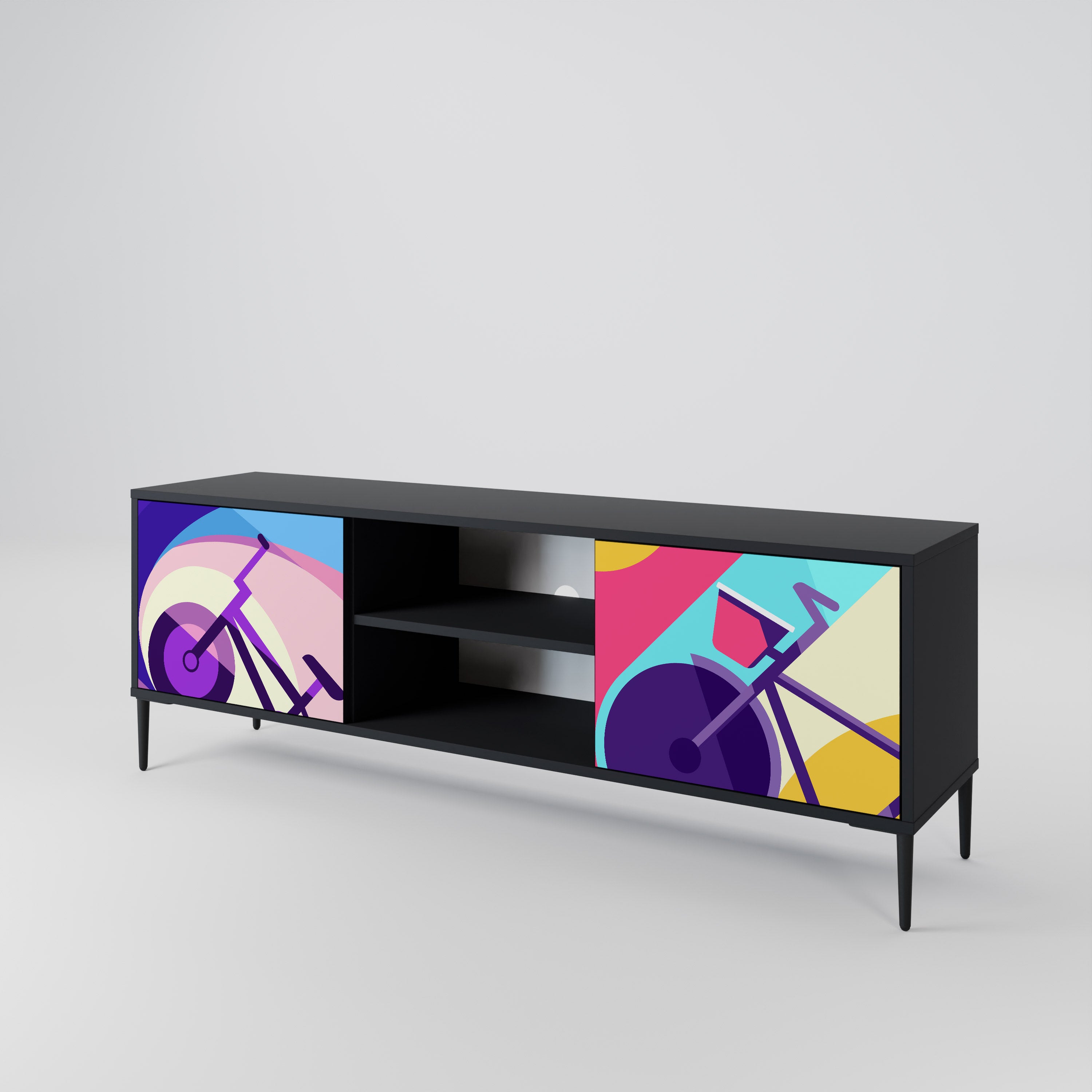 BIKE DREAMS 2-Door TV Cabinet