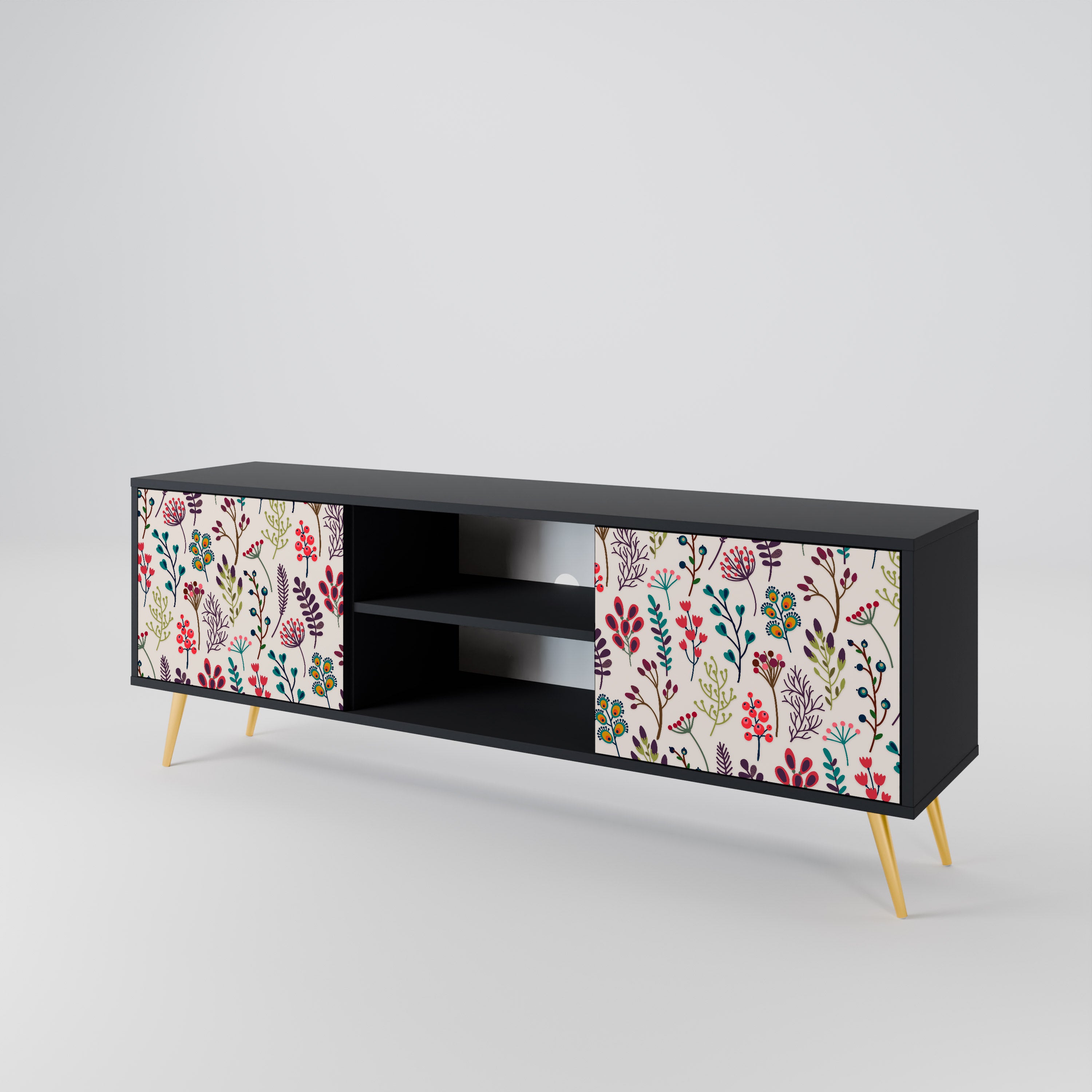 AUTUMN SUNDRIES 2-Door TV Cabinet