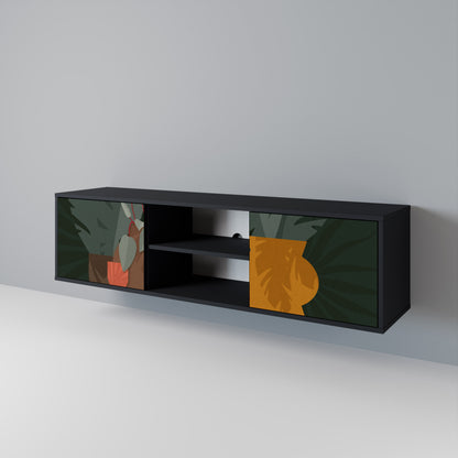 TROPICAL COMPOSITION Dvoudveřový TV stolek
