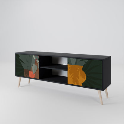 TROPICAL COMPOSITION Dvoudveřový TV stolek