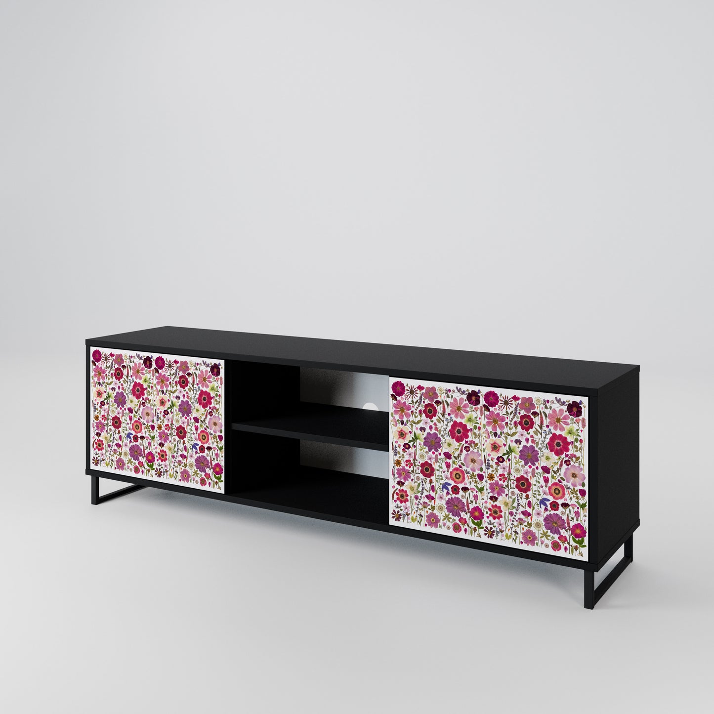 PETAL GARDEN Dvoudveřový TV stolek