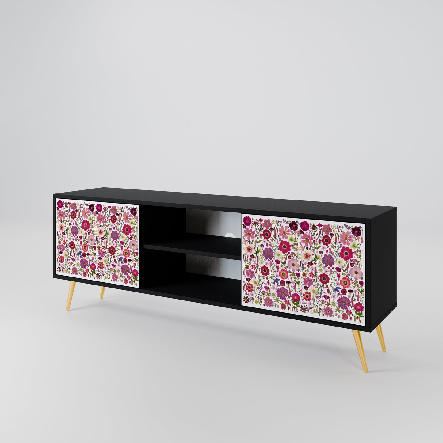 PETAL GARDEN Dvoudveřový TV stolek