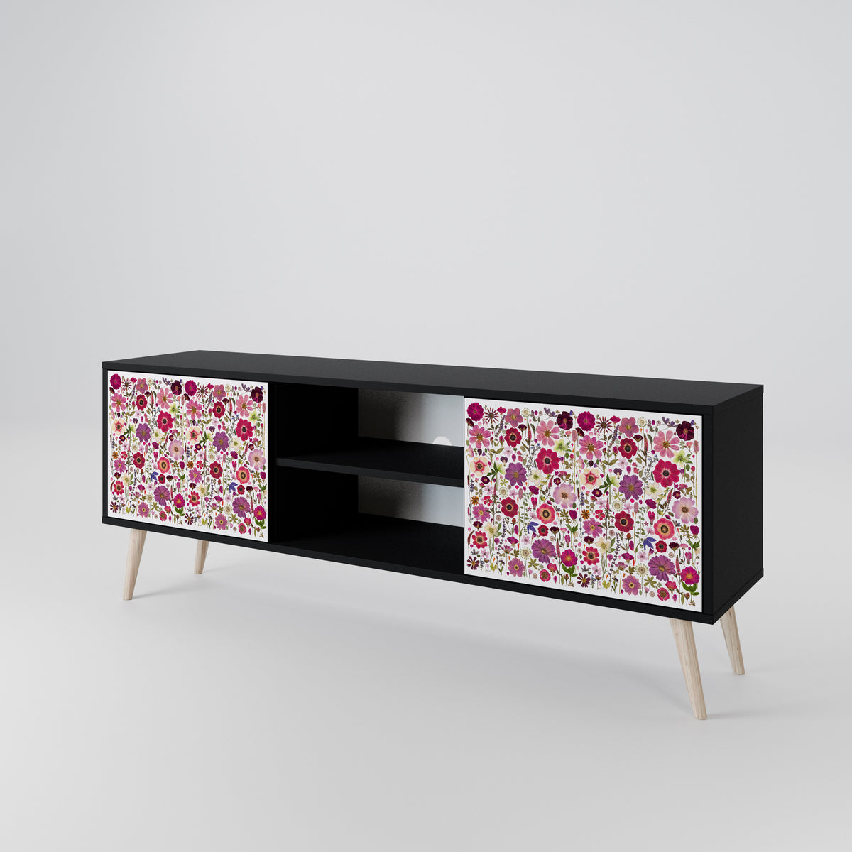 PETAL GARDEN Dvoudveřový TV stolek
