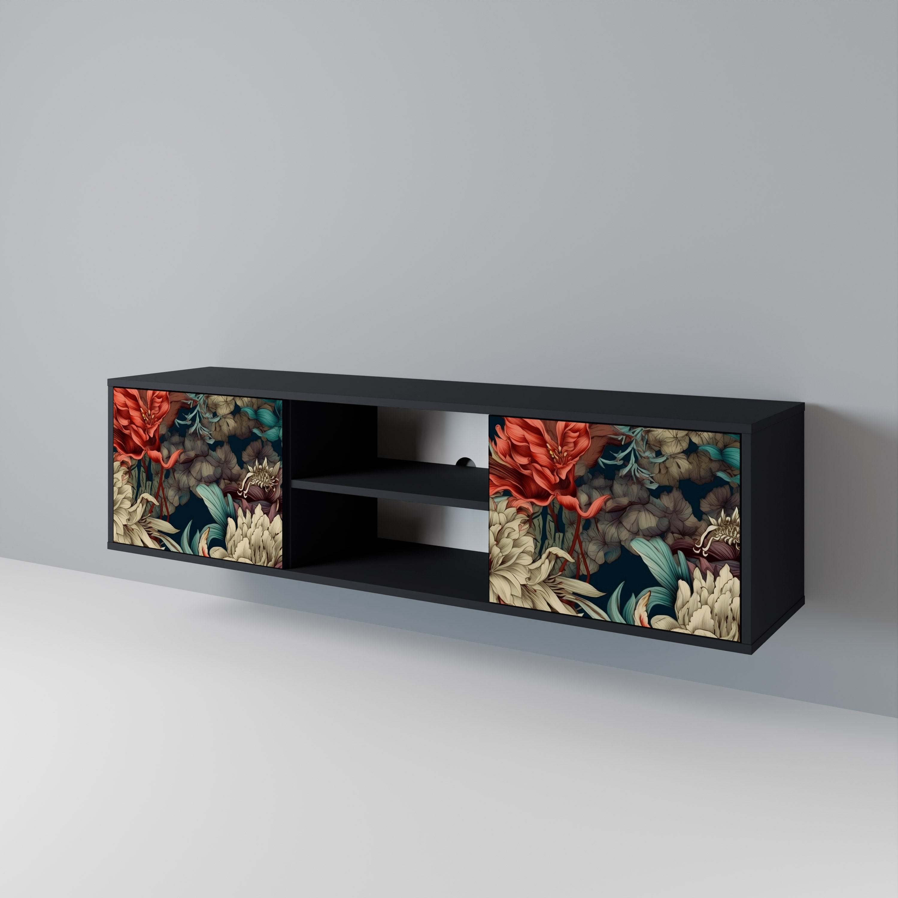 SPROUTING GRACE 2-Door TV Cabinet