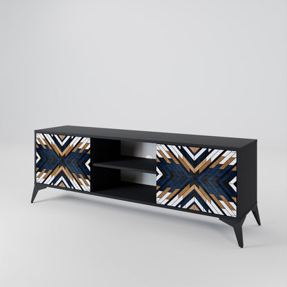 ARTFUL GEOMETRY Dvoudveřový TV stolek