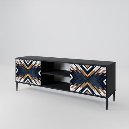 ARTFUL GEOMETRY Dvoudveřový TV stolek