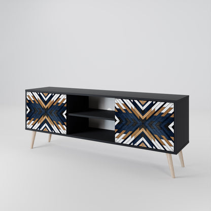 ARTFUL GEOMETRY Dvoudveřový TV stolek