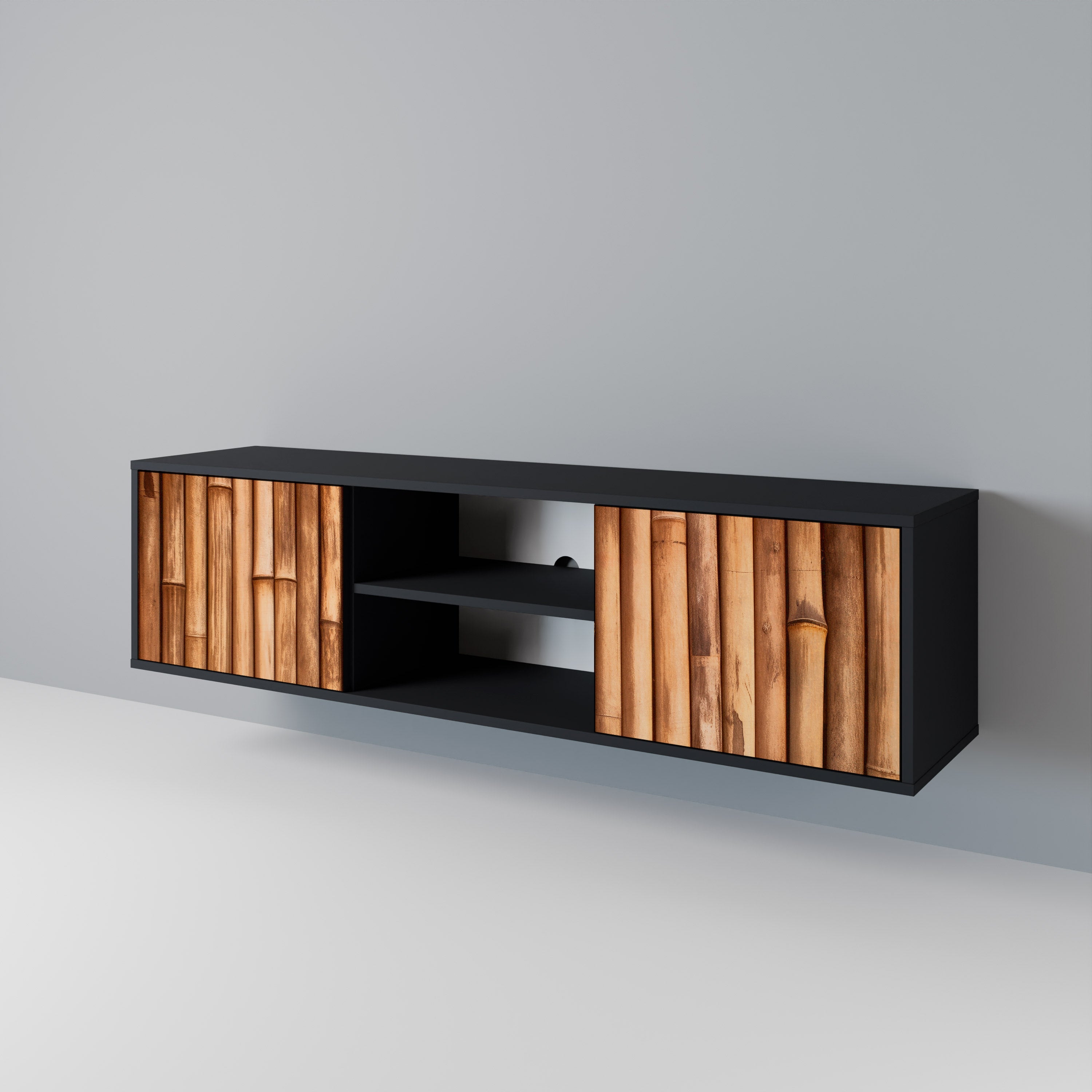NATURAL WOOD Dvoudveřový TV stolek