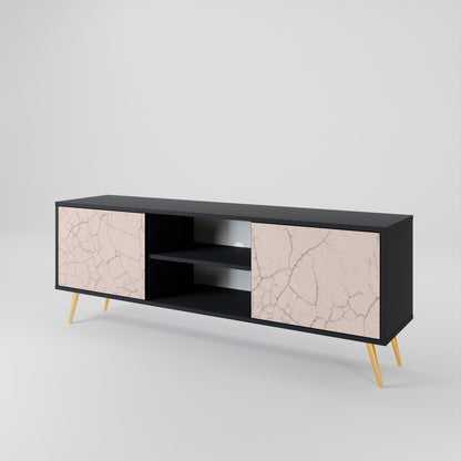 CERAMIC TEXTURE Dvoudveřový TV stolek