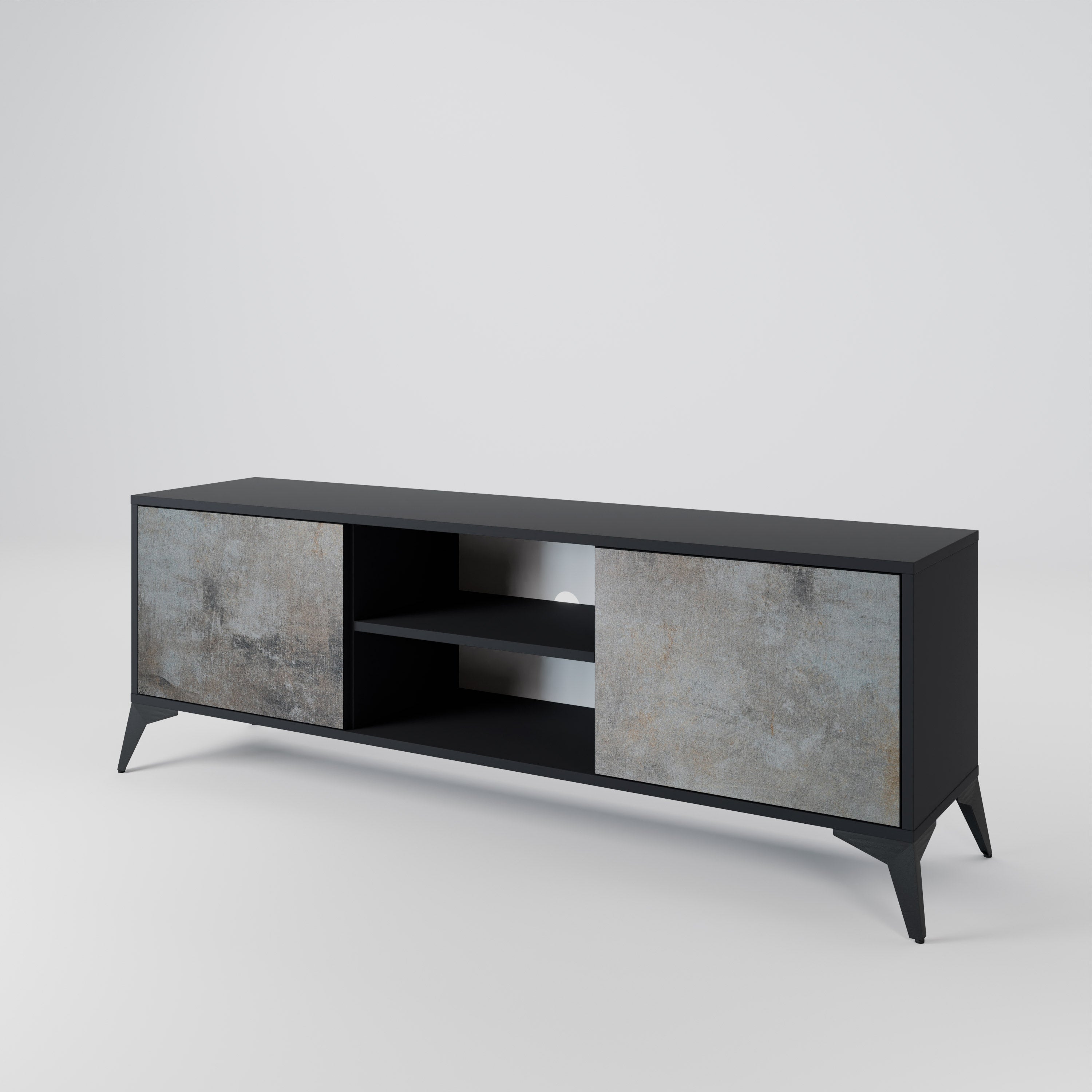 CONCRETE WALL 2-Door TV Cabinet