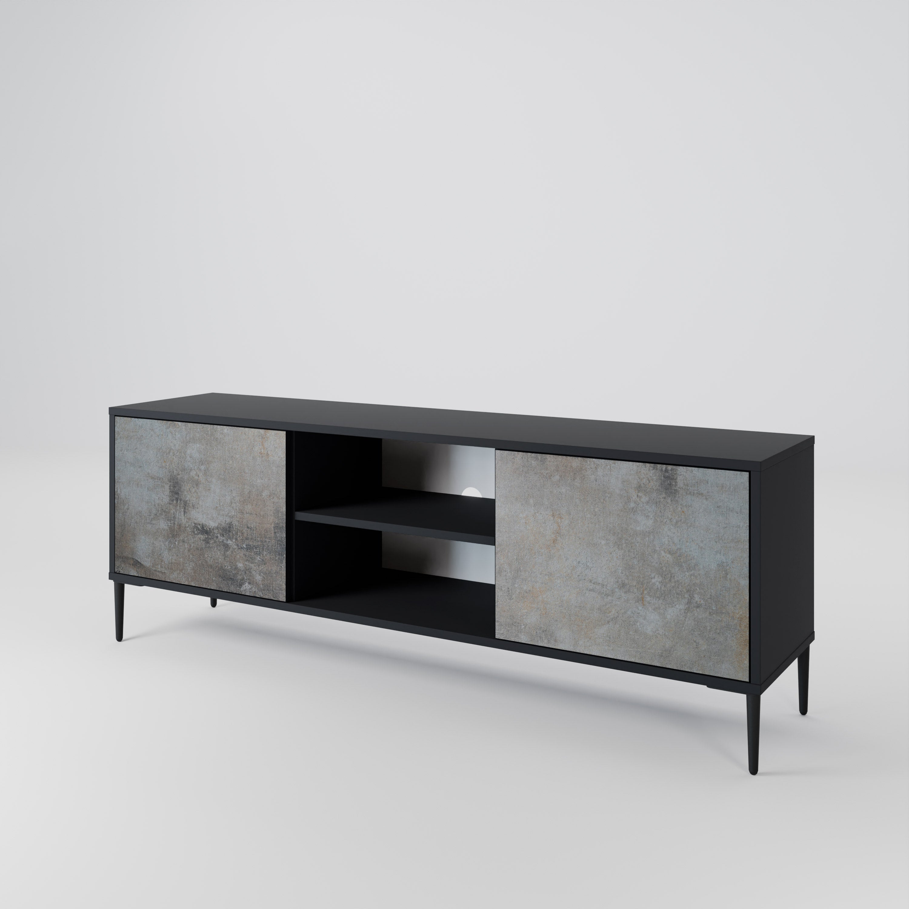 CONCRETE WALL 2-Door TV Cabinet