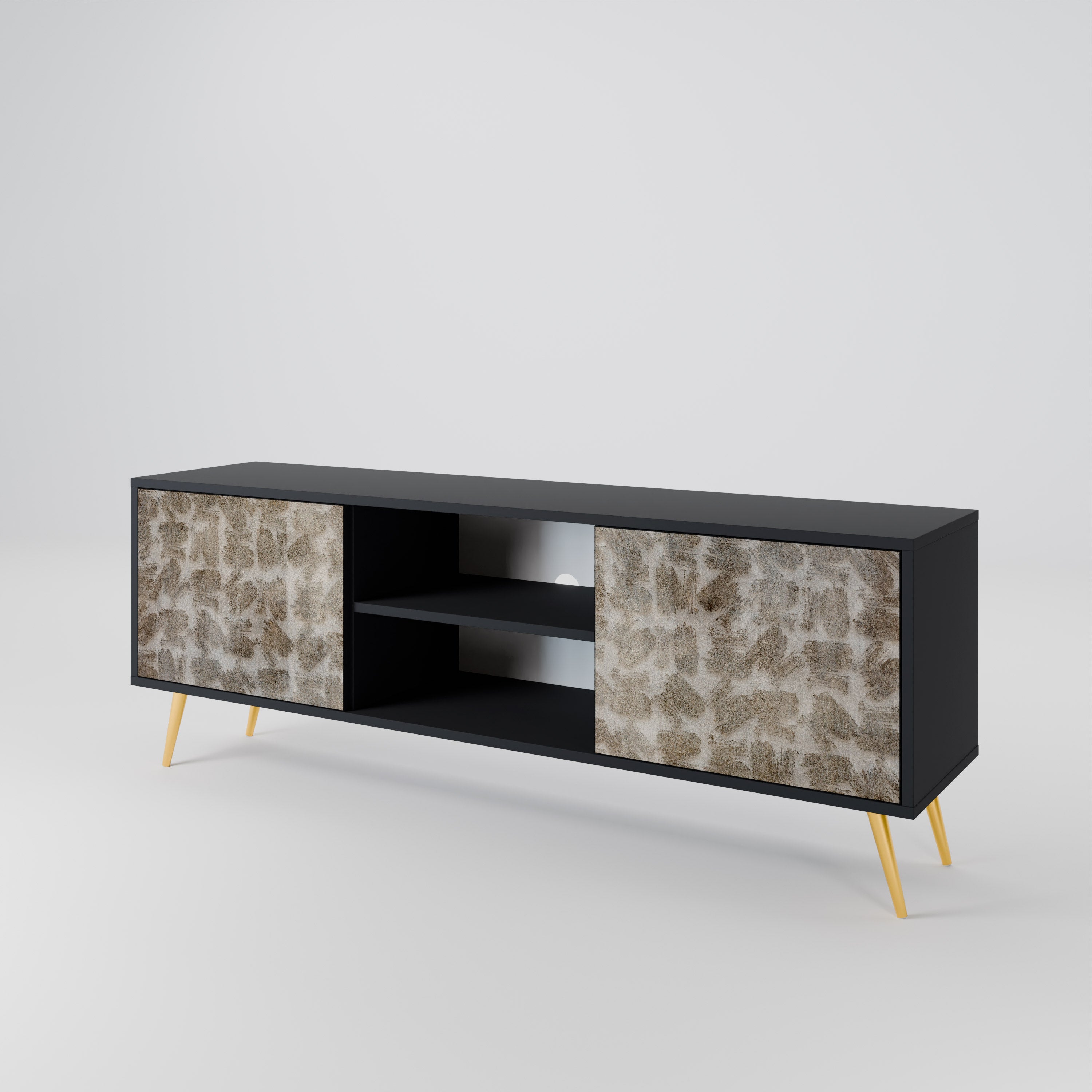 SLIGHTLY BLURRED 2-Door TV Cabinet
