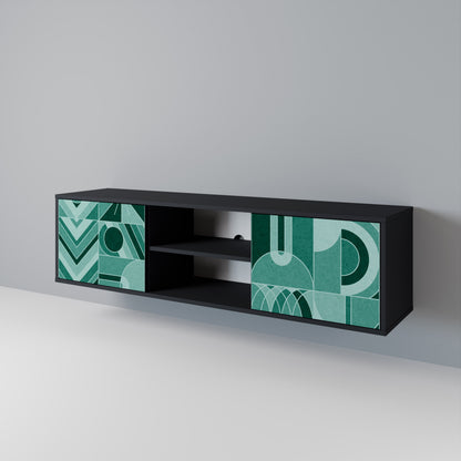 HARMONIC GRID Dvoudveřový TV stolek