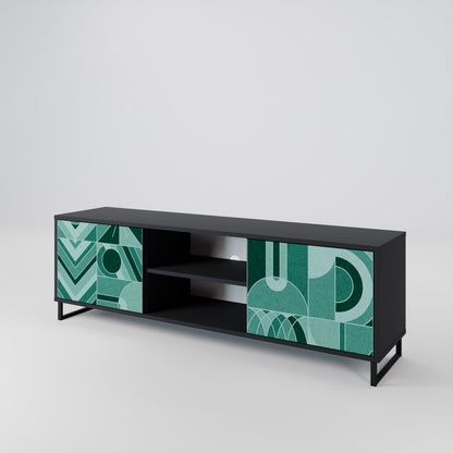 HARMONIC GRID Dvoudveřový TV stolek