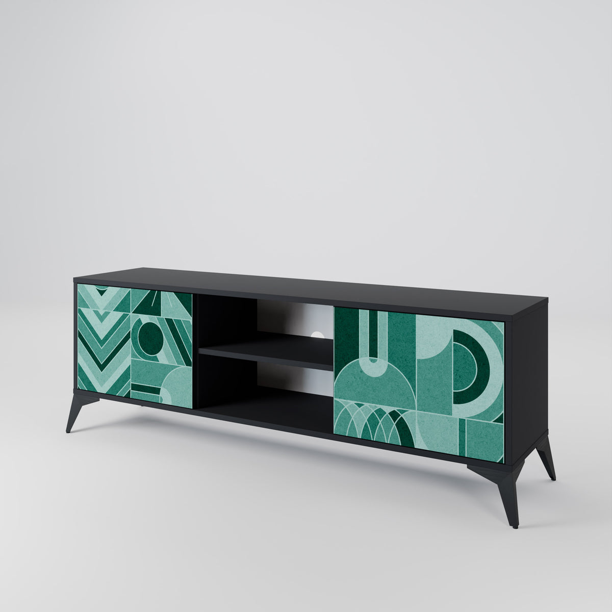 HARMONIC GRID Dvoudveřový TV stolek