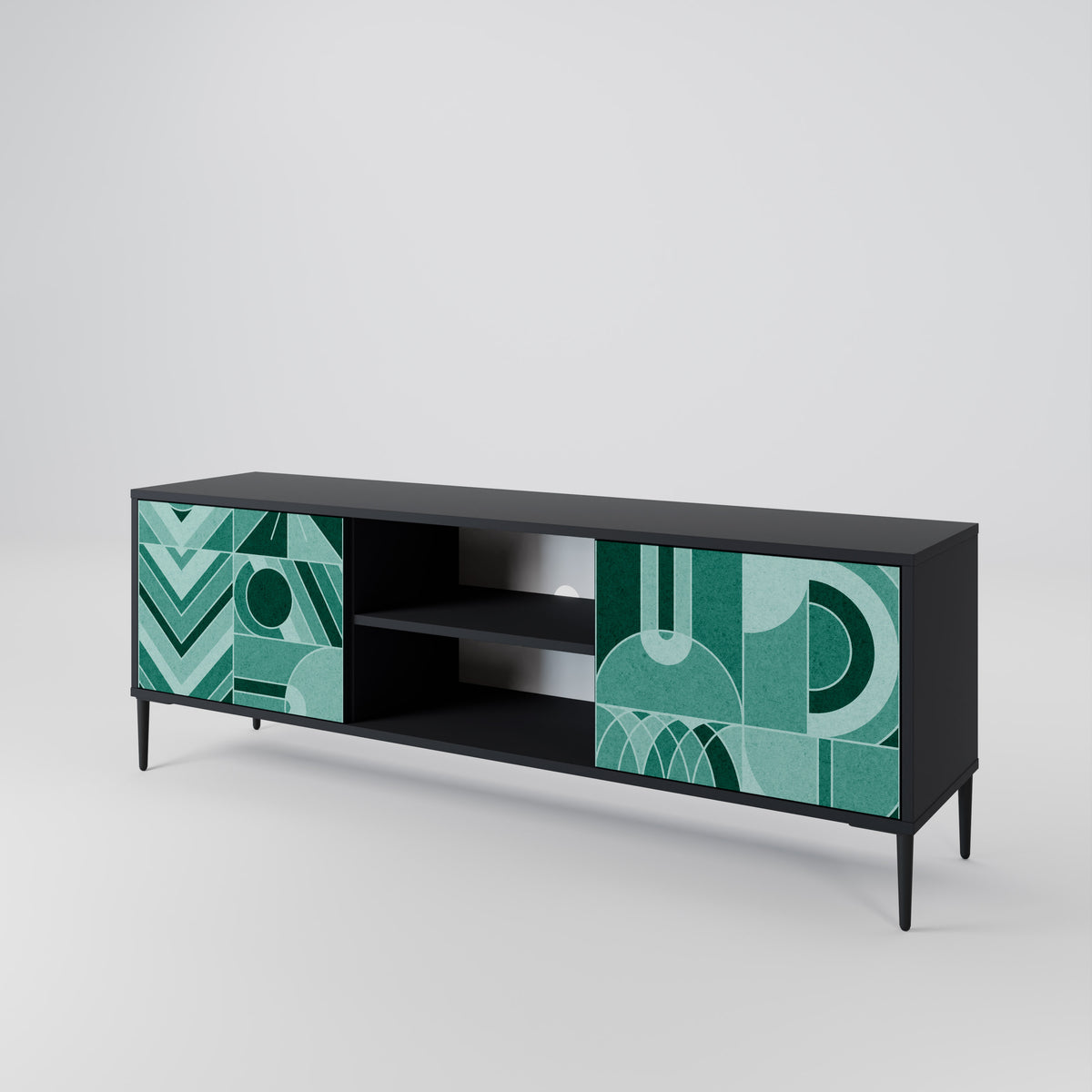 HARMONIC GRID Dvoudveřový TV stolek