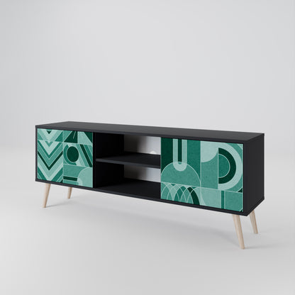 HARMONIC GRID Dvoudveřový TV stolek