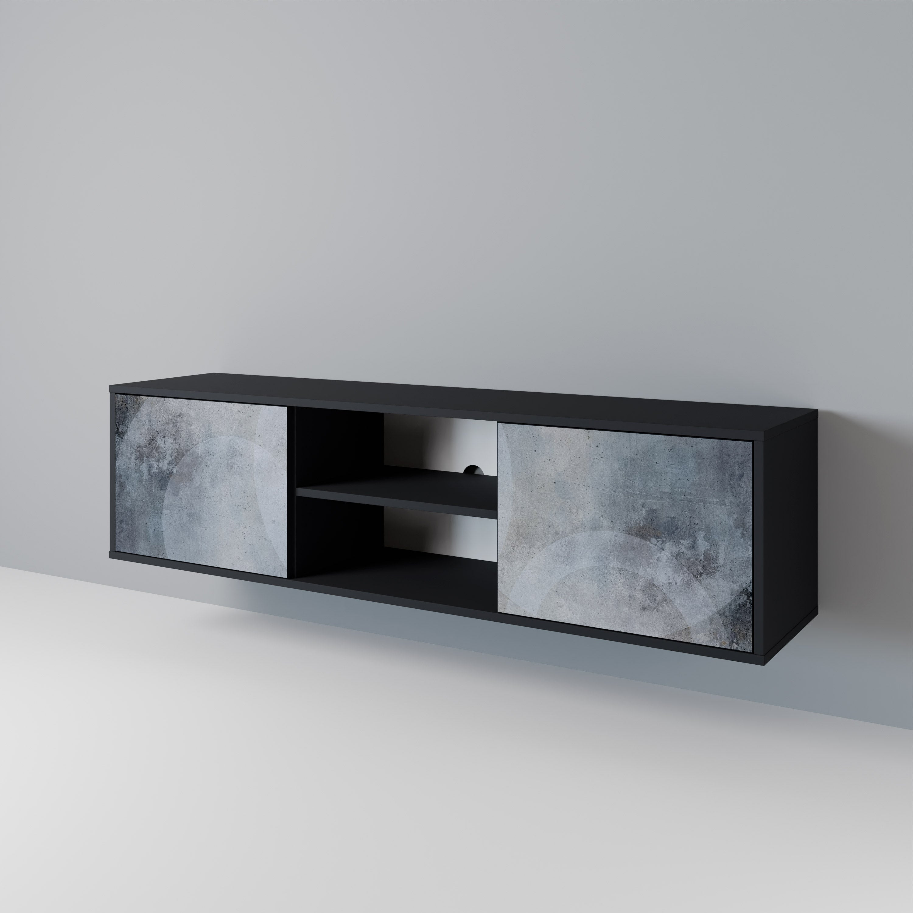 MUTED ARC 2-Door TV Cabinet