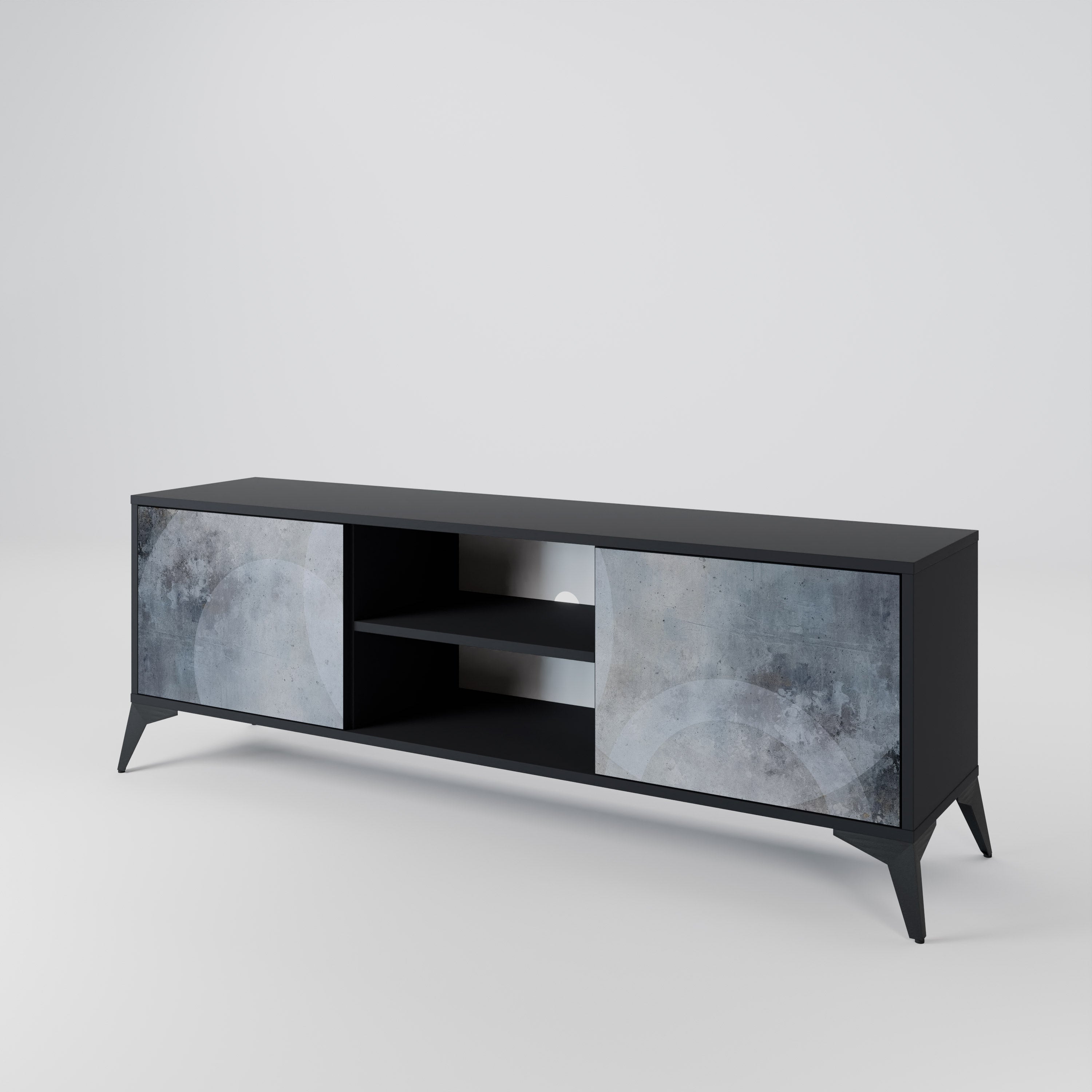MUTED ARC 2-Door TV Cabinet