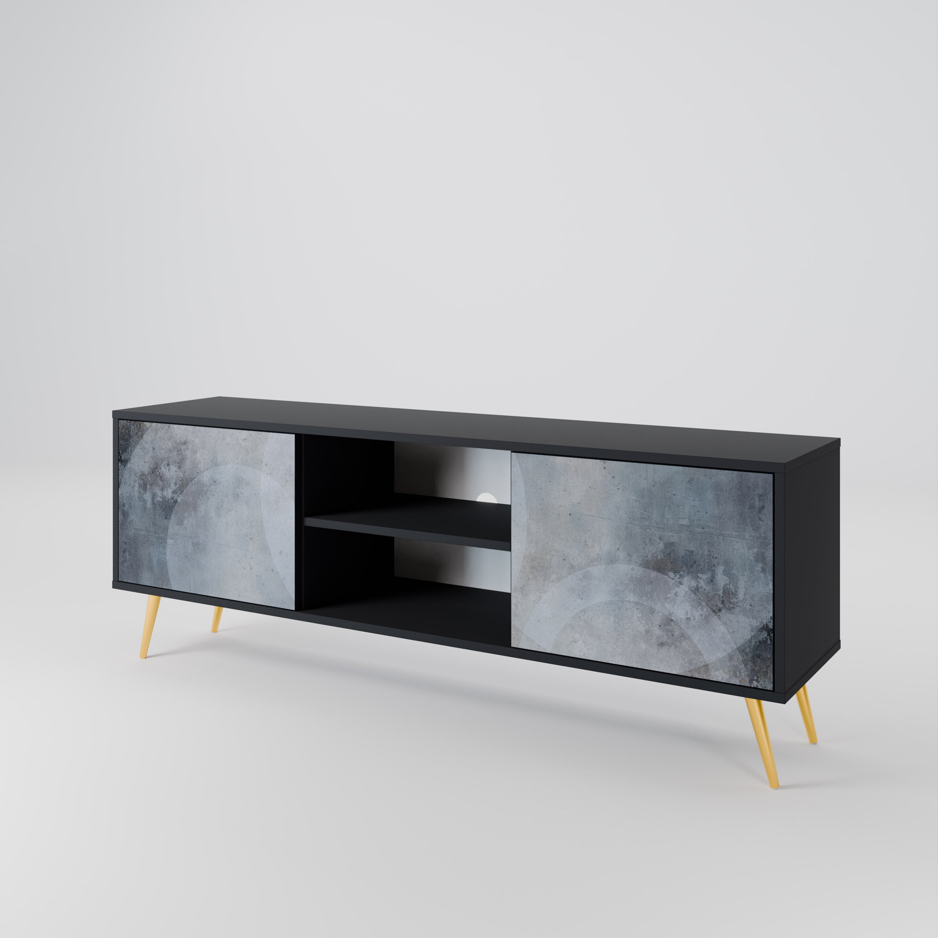 MUTED ARC 2-Door TV Cabinet