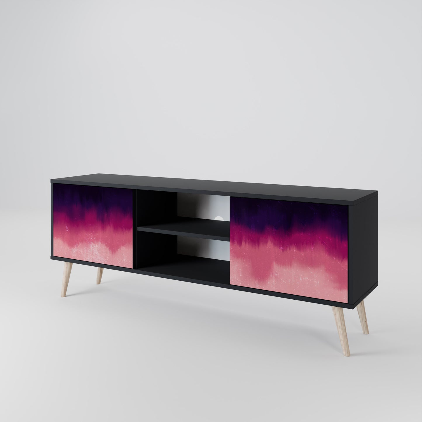 AURORA BOREALIS Dvoudveřový TV stolek