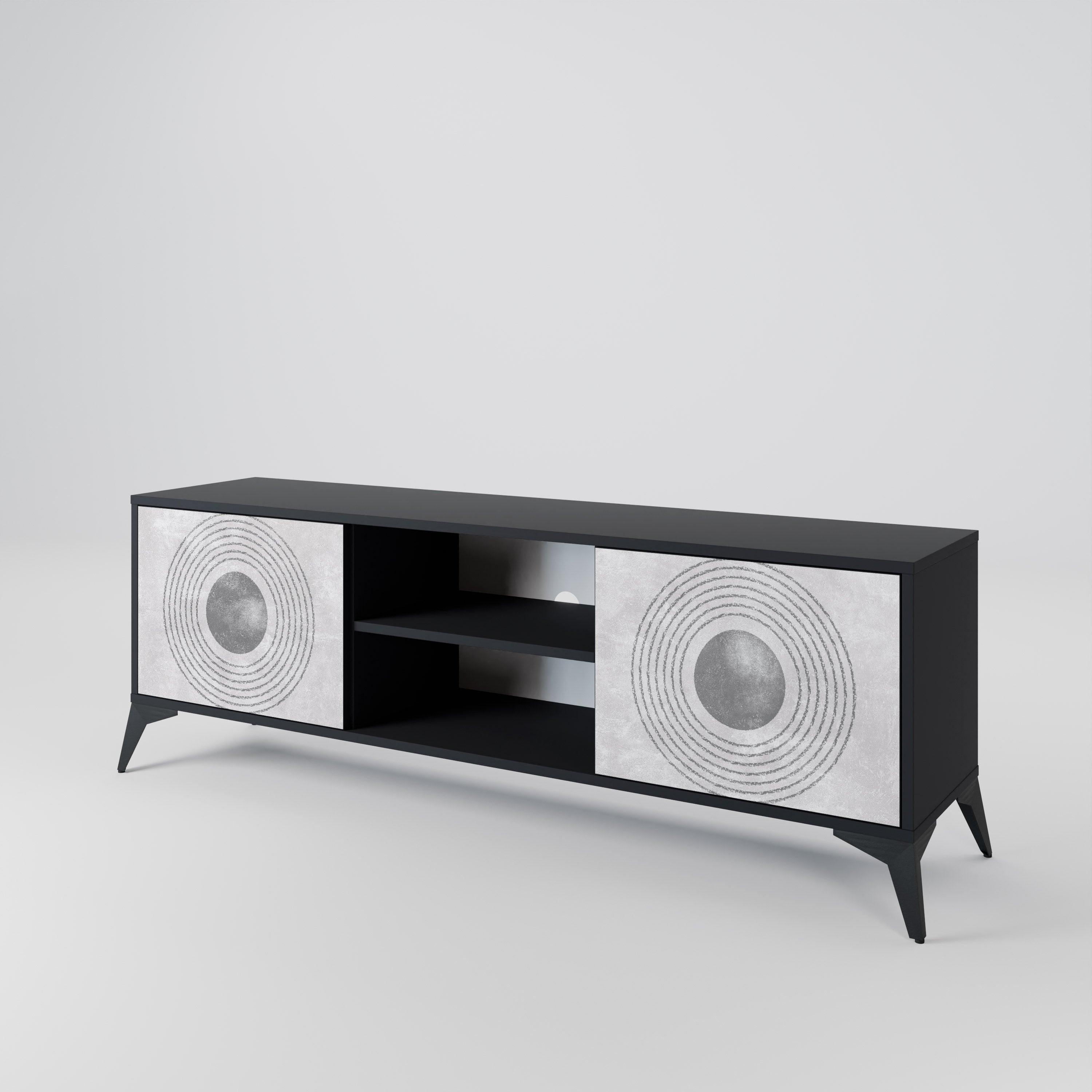 SOLID CIRCLES 2-Door TV Cabinet