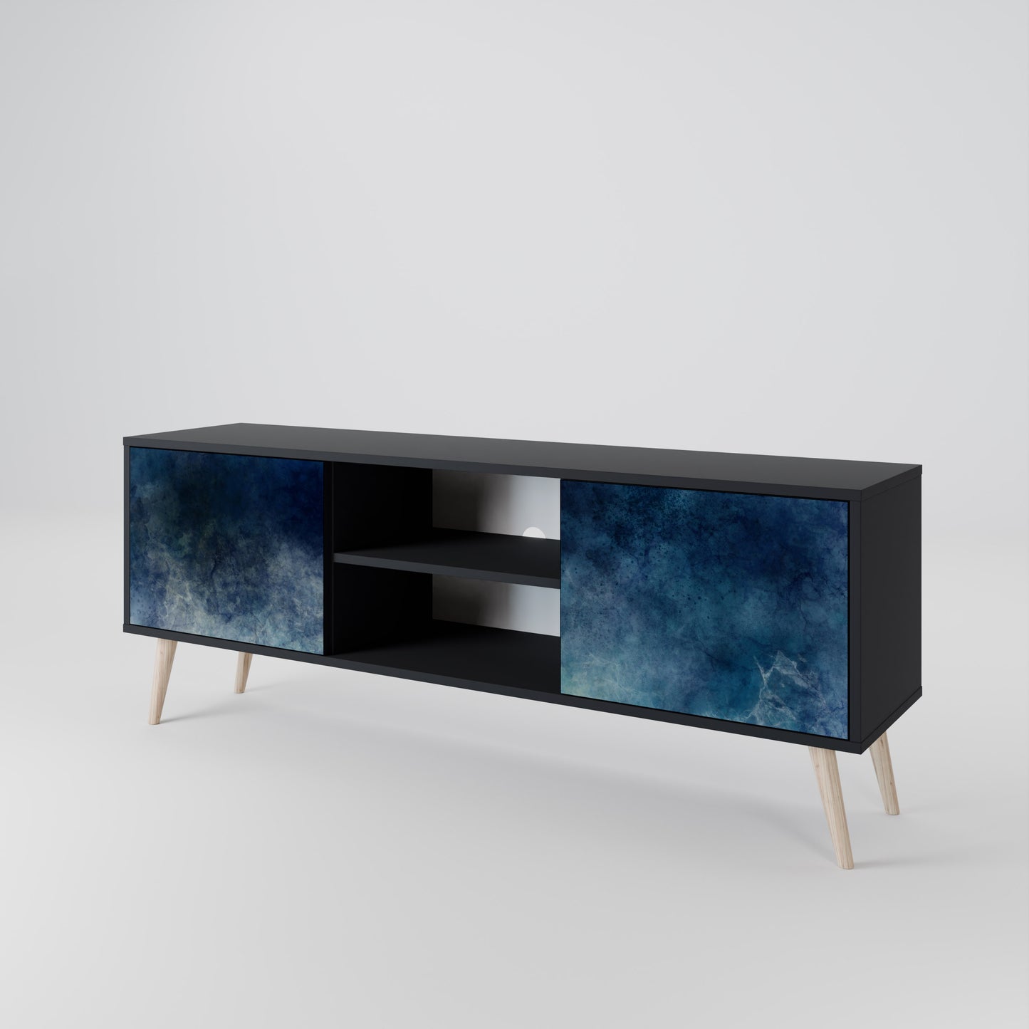CELESTIAL FALL Dvoudveřový TV stolek