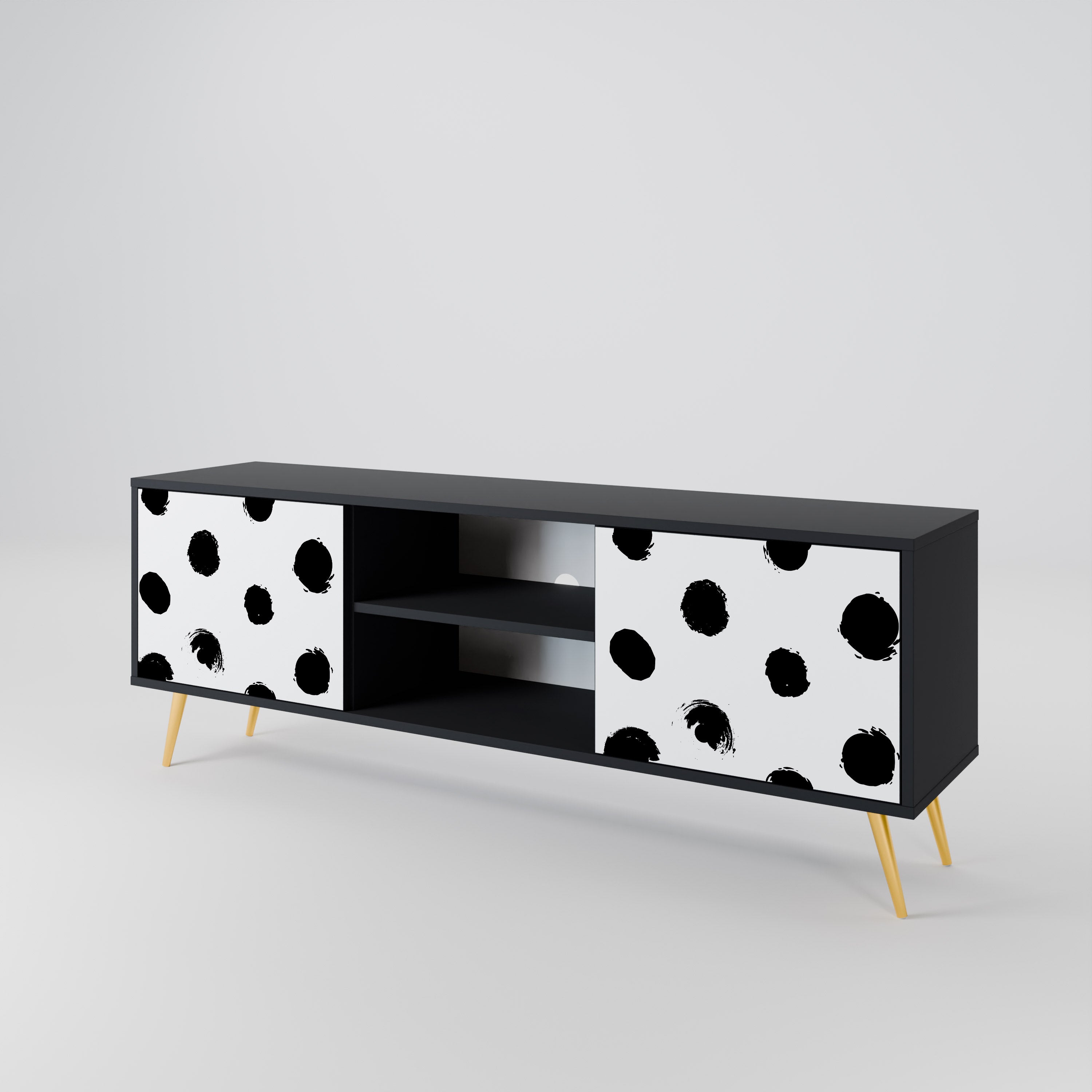 SLIPPING MINUTES 2-Door TV Cabinet