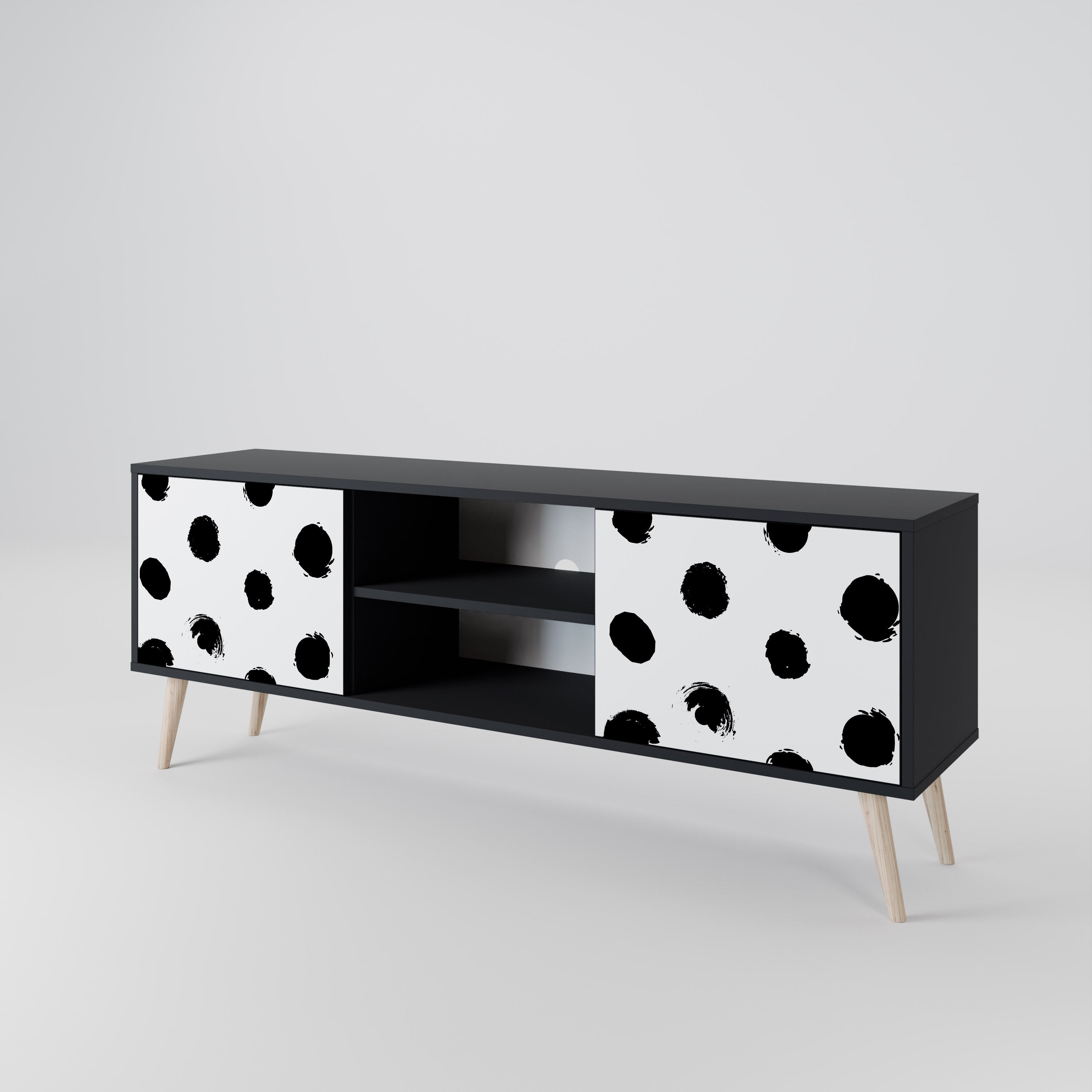 SLIPPING MINUTES 2-Door TV Cabinet