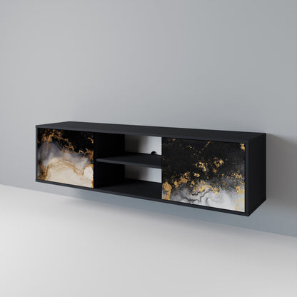MARBLE OF TOMMORROW Dvoudveřový TV stolek