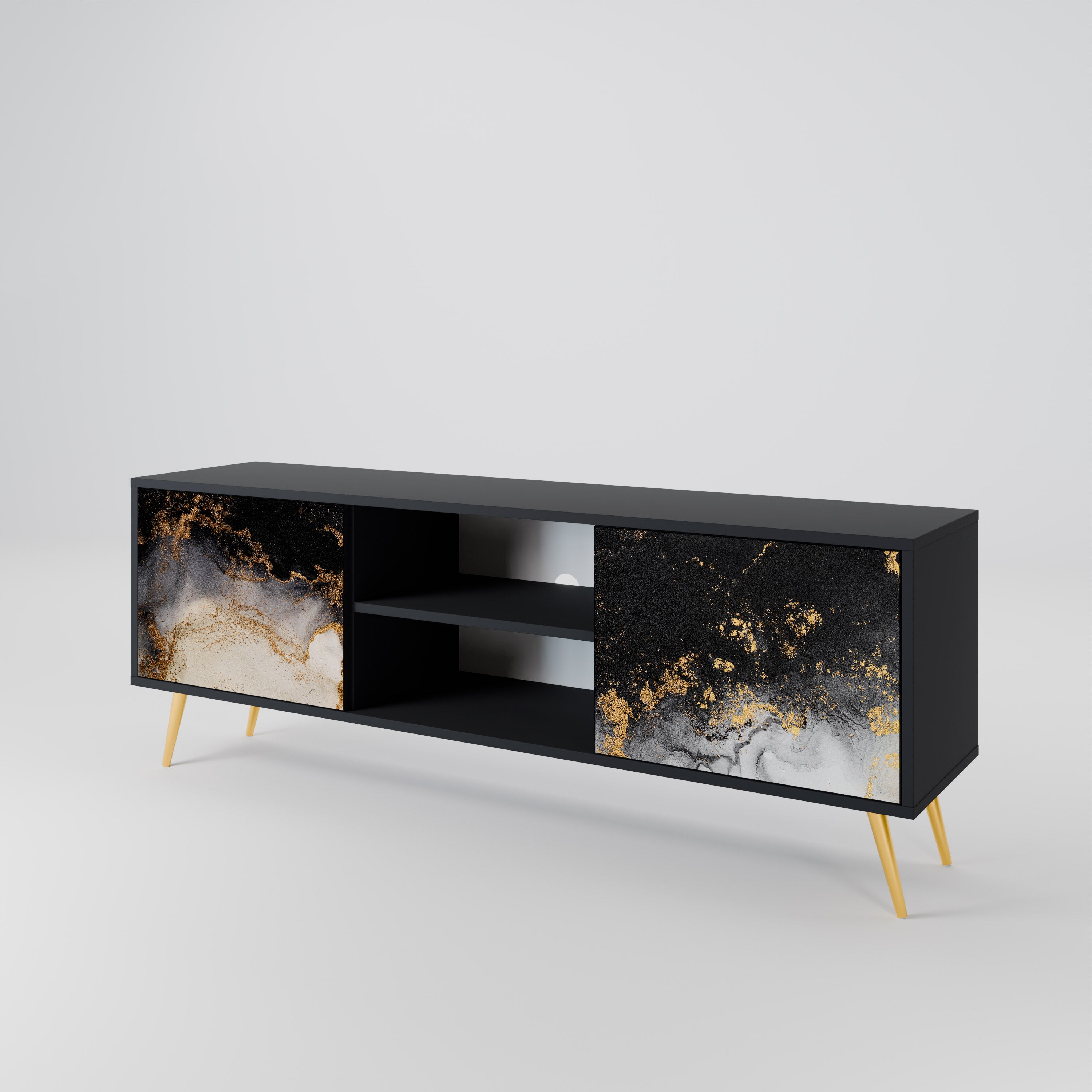 MARBLE OF TOMMORROW 2-Door TV Cabinet