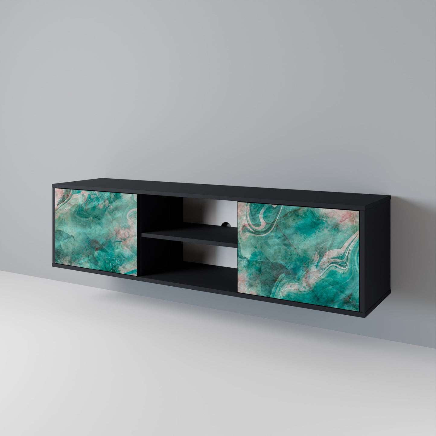 ABSTRACT ALCHEMY Dvoudveřový TV stolek