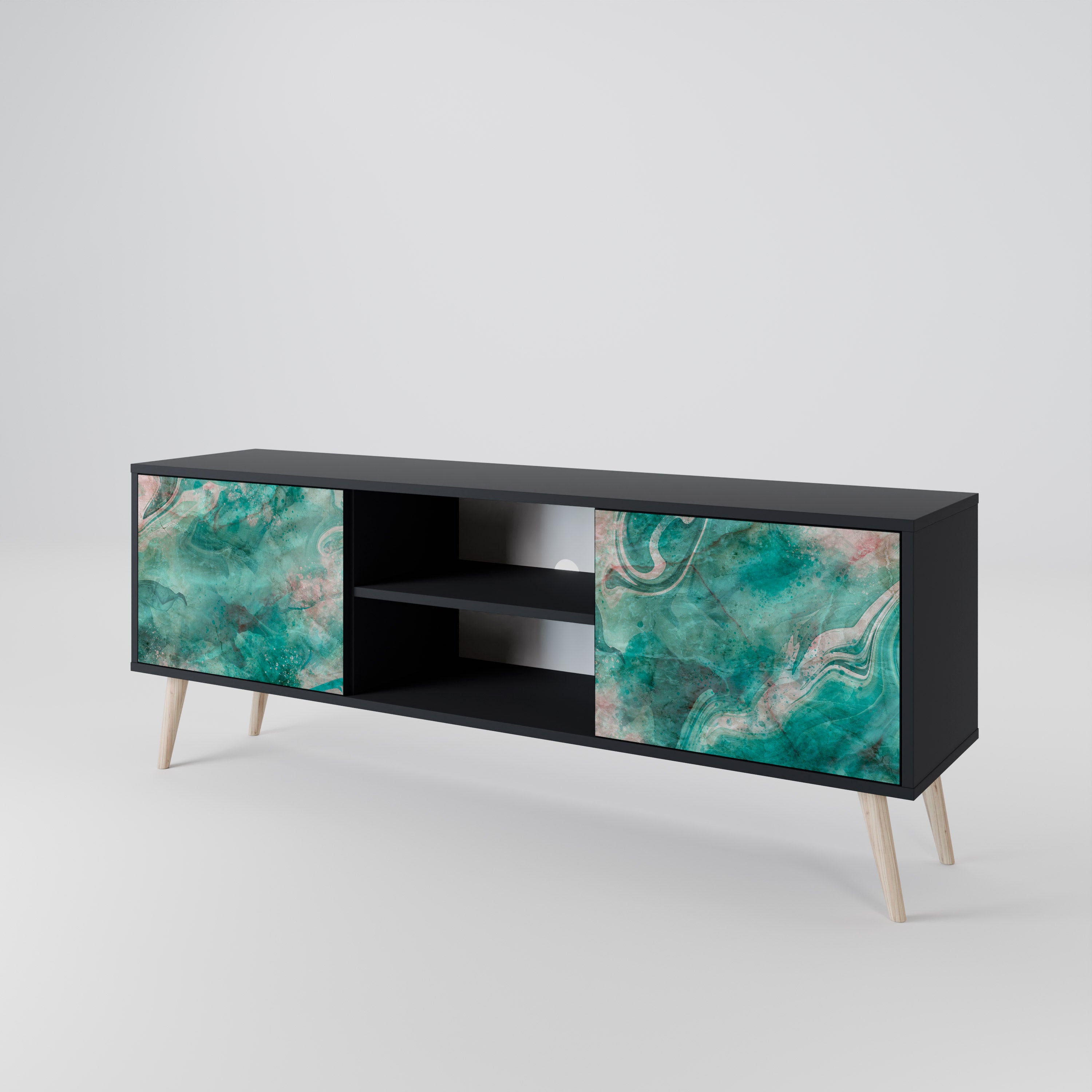 ABSTRACT ALCHEMY 2-Door TV Cabinet