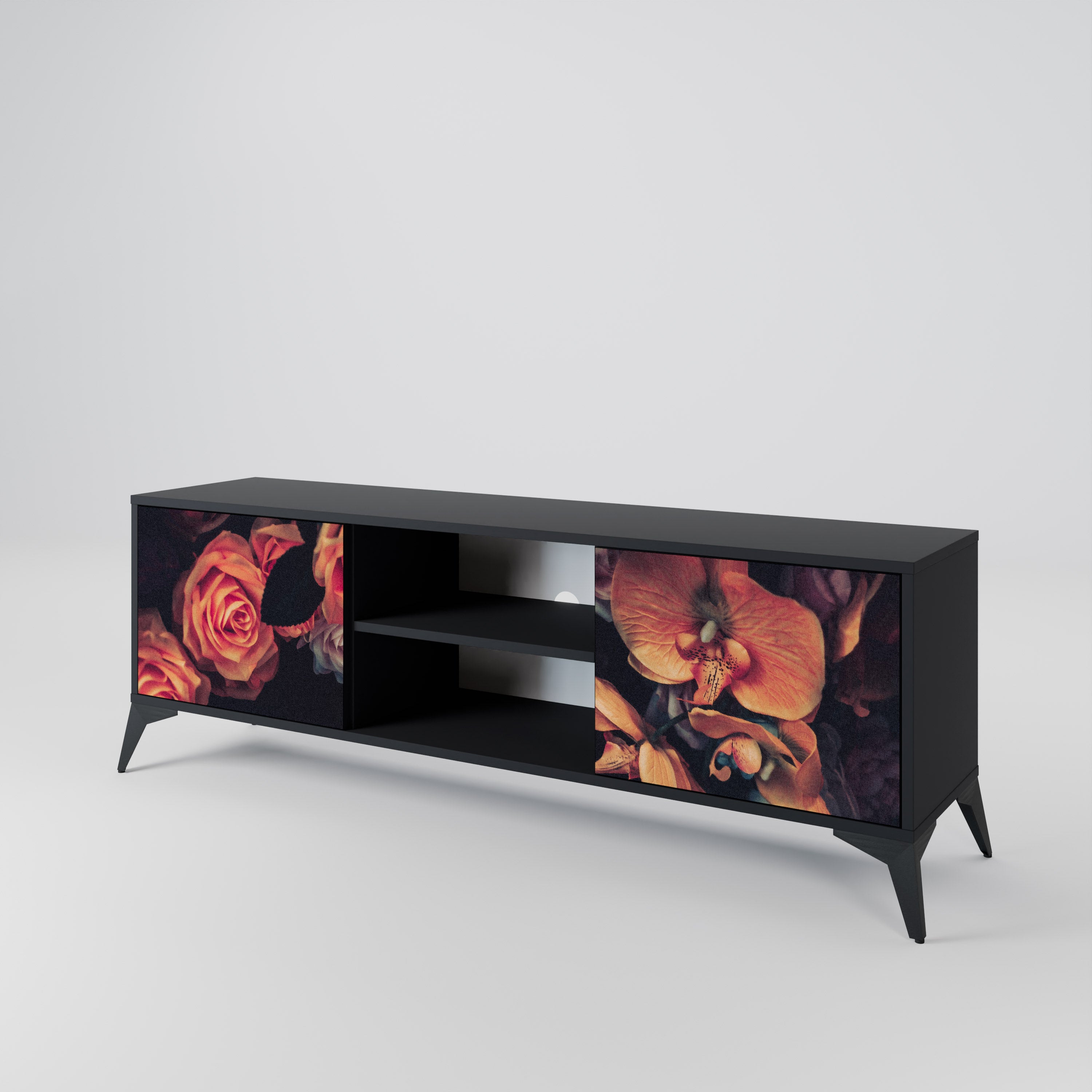 NEVERENDING BLOOM 2-Door TV Cabinet