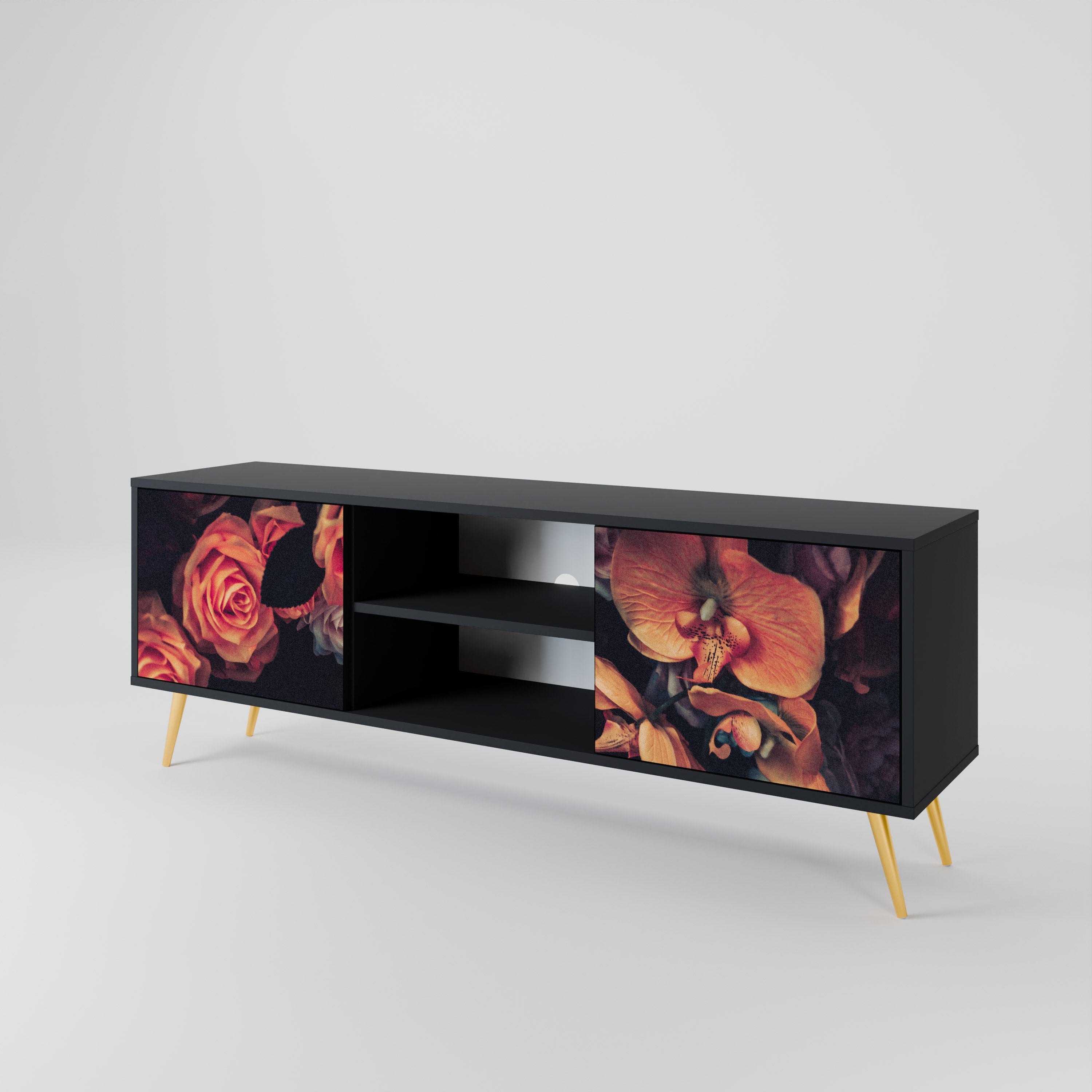 NEVERENDING BLOOM 2-Door TV Cabinet