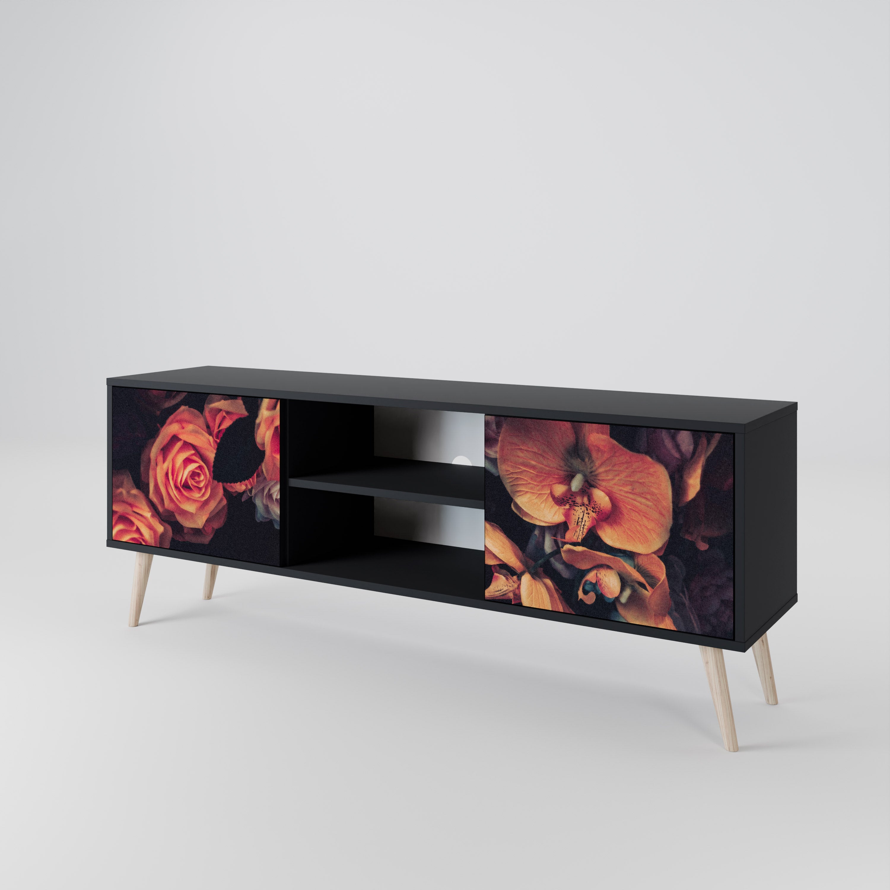 NEVERENDING BLOOM 2-Door TV Cabinet