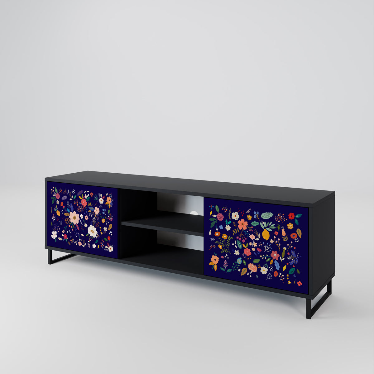 FLORAL COMBINATION Dvoudveřový TV stolek