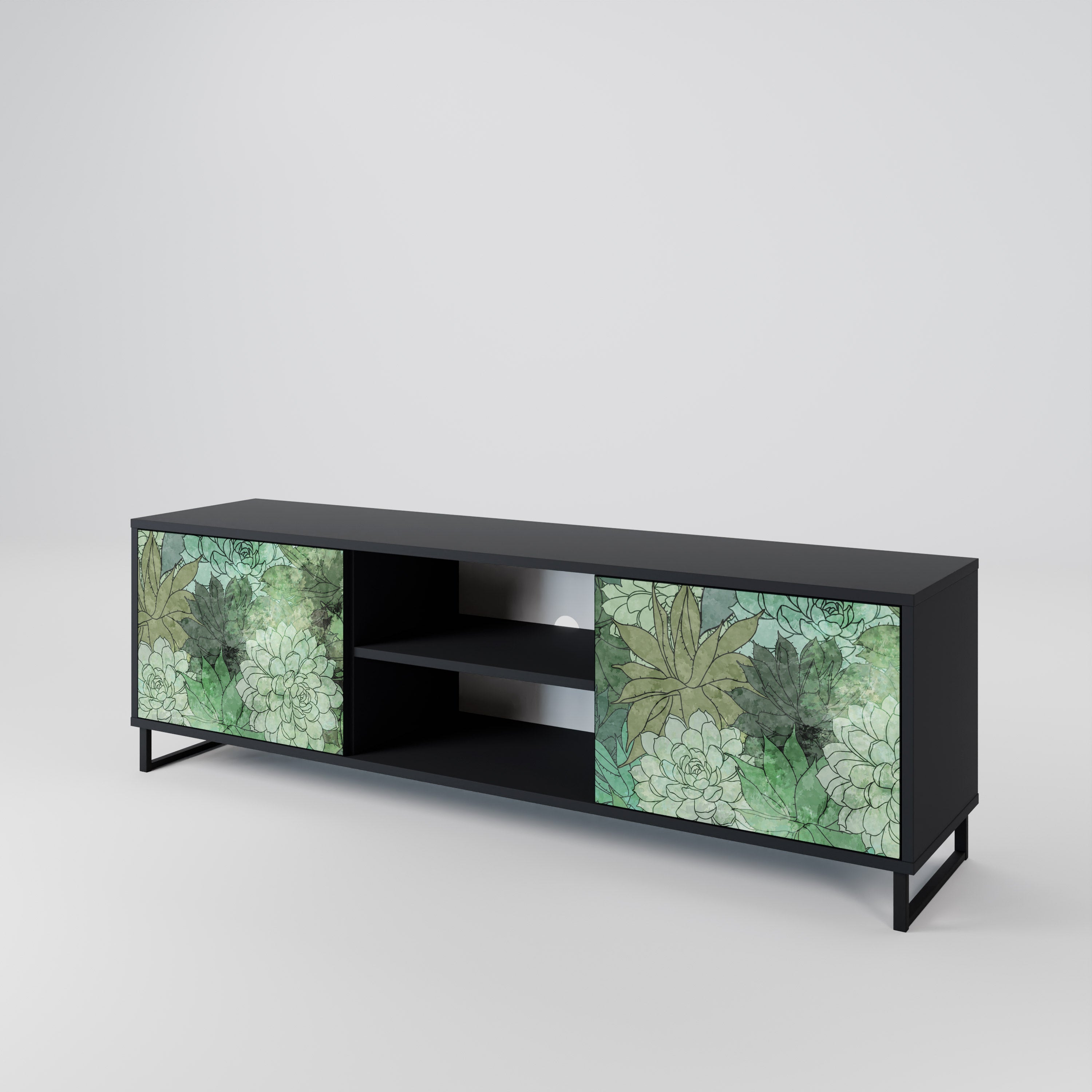 SUCCULENT CLUSTER 2-Door TV Cabinet