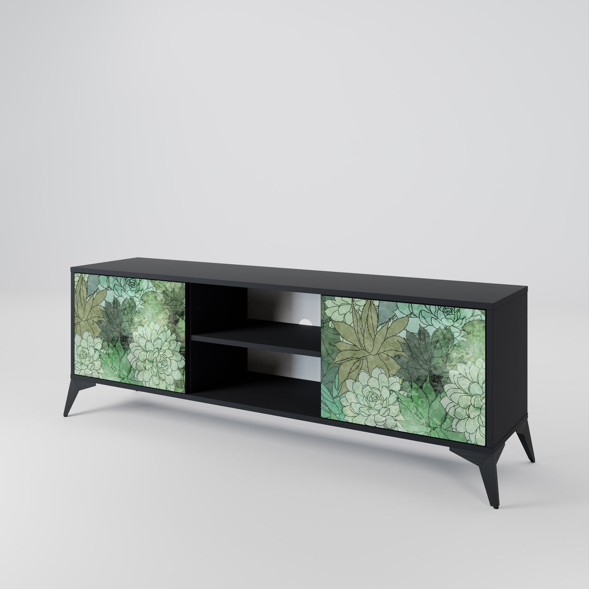 SUCCULENT CLUSTER Dvoudveřový TV stolek