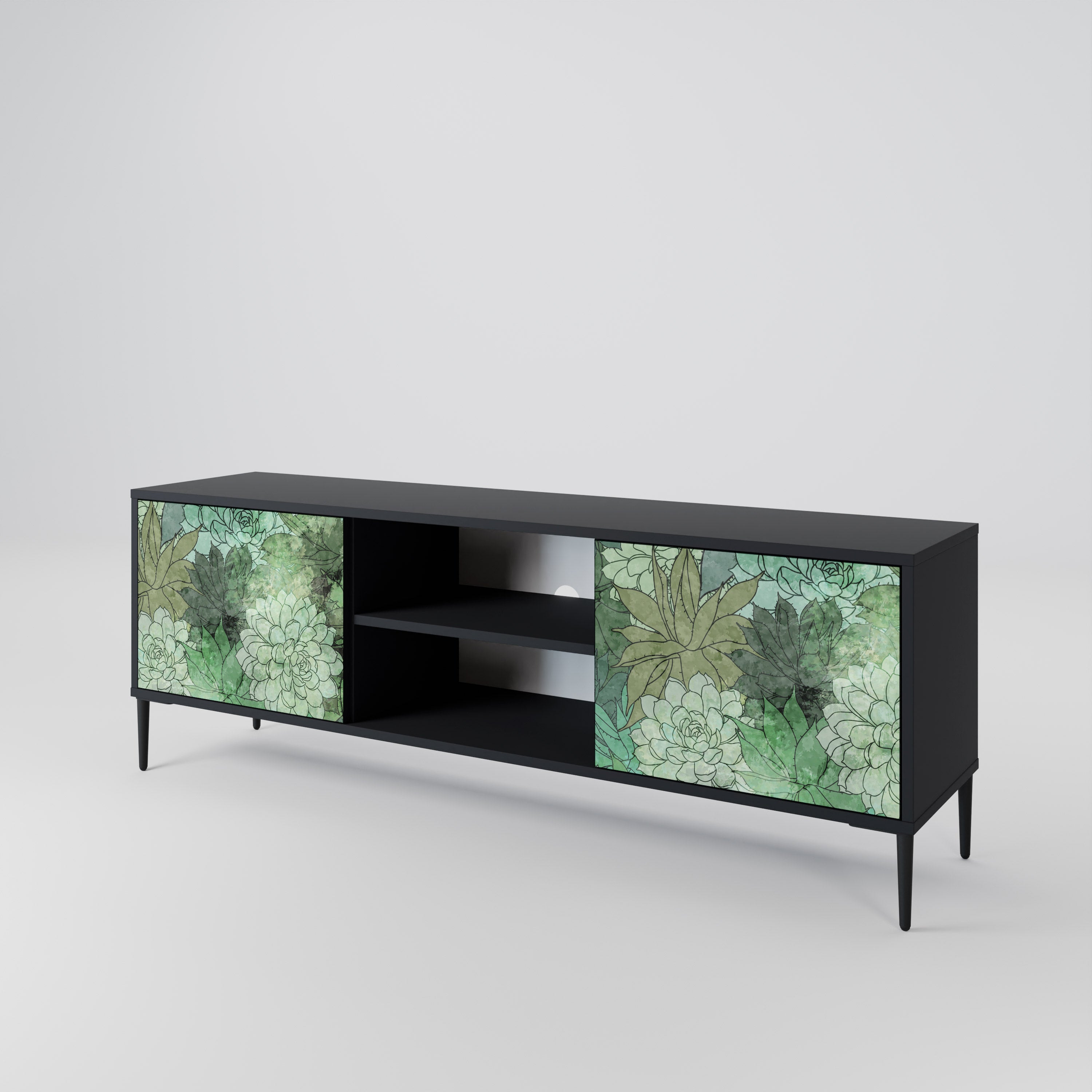 SUCCULENT CLUSTER 2-Door TV Cabinet