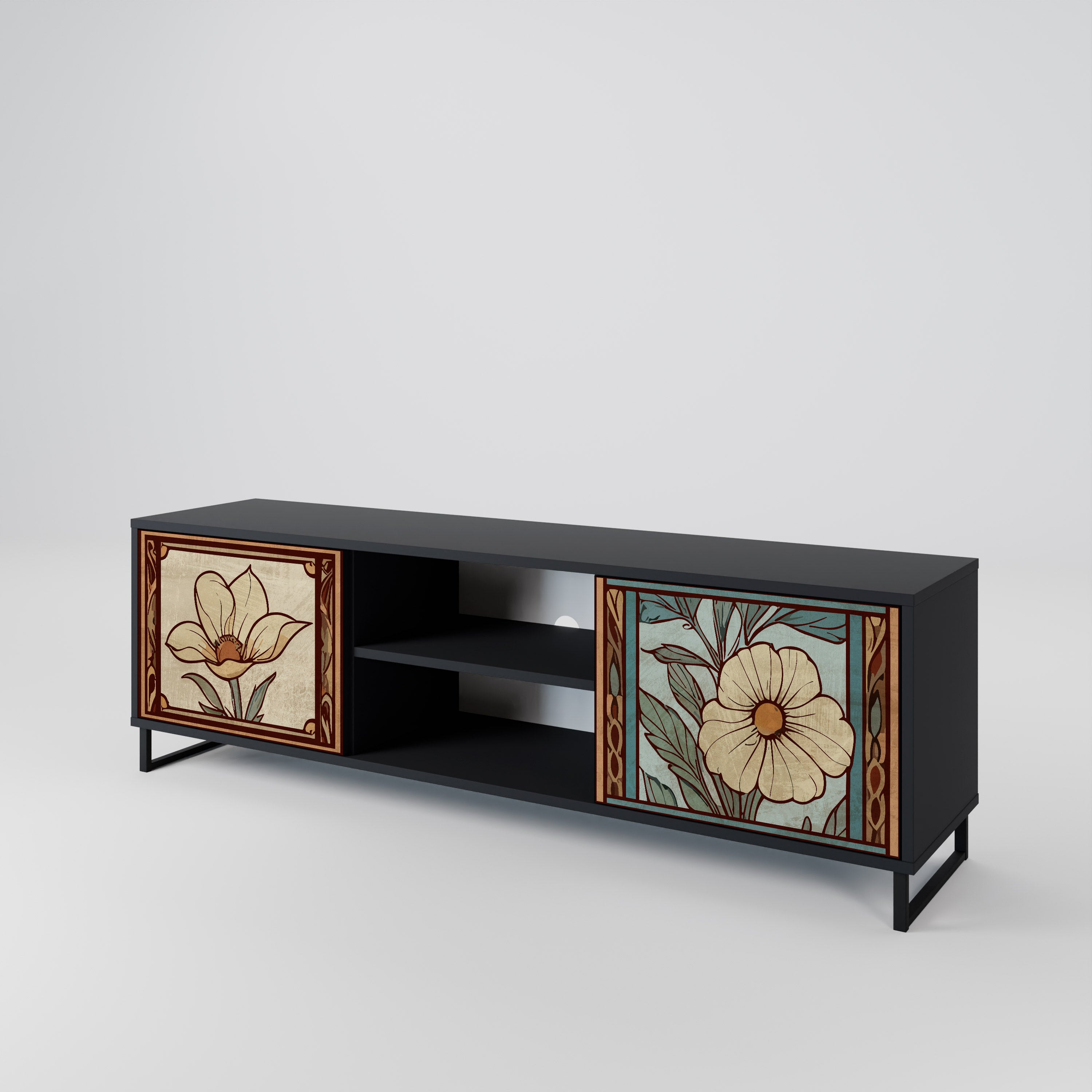 TIMELESS FLORA 2-Door TV Cabinet