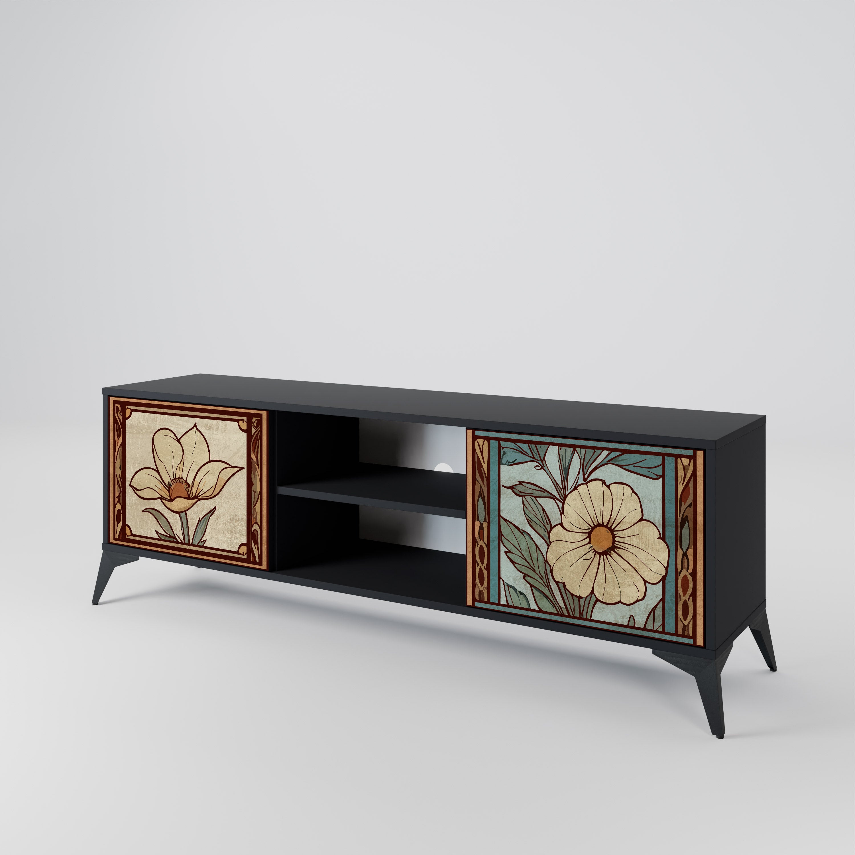 TIMELESS FLORA 2-Door TV Cabinet