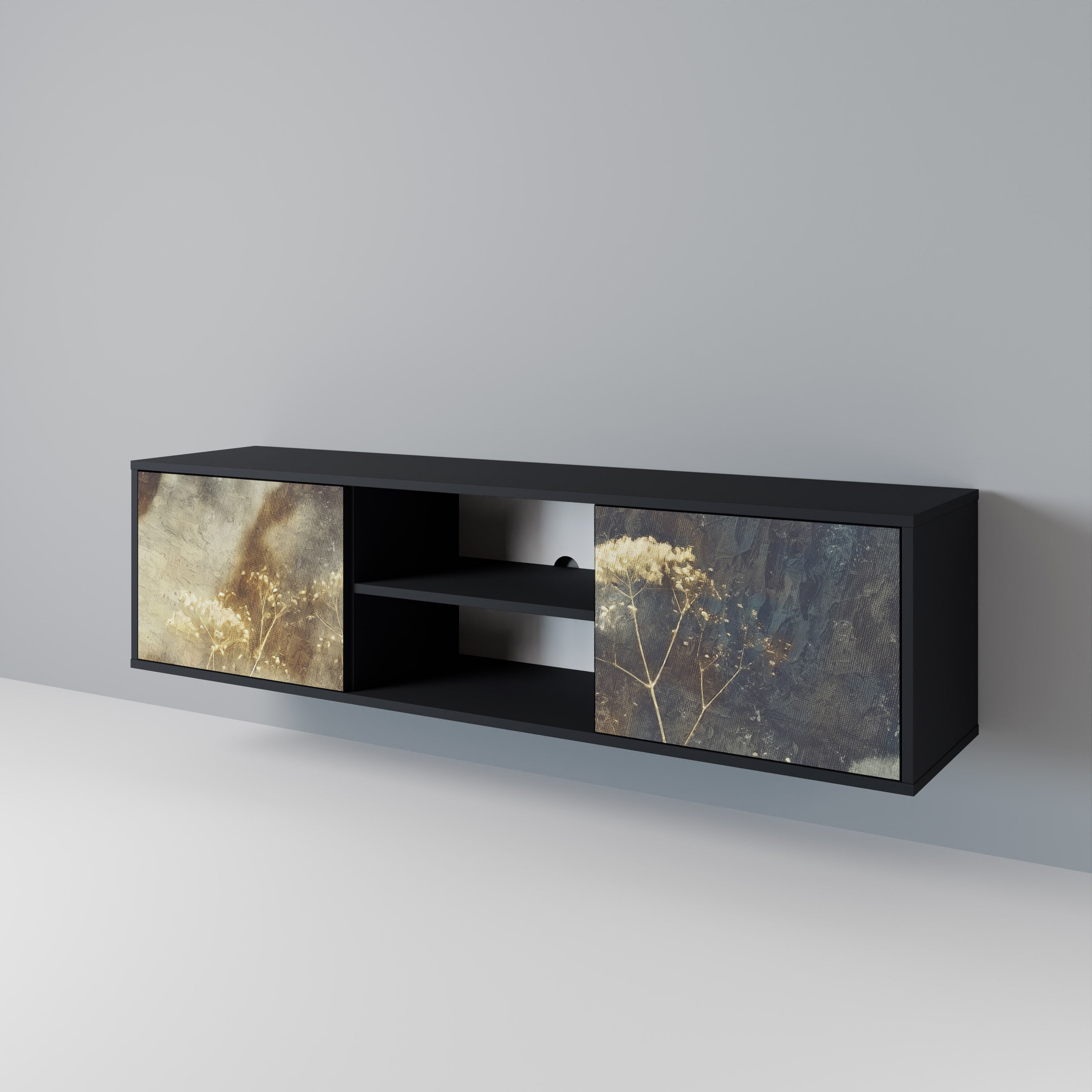 GENTLE POWER 2-Door TV Cabinet